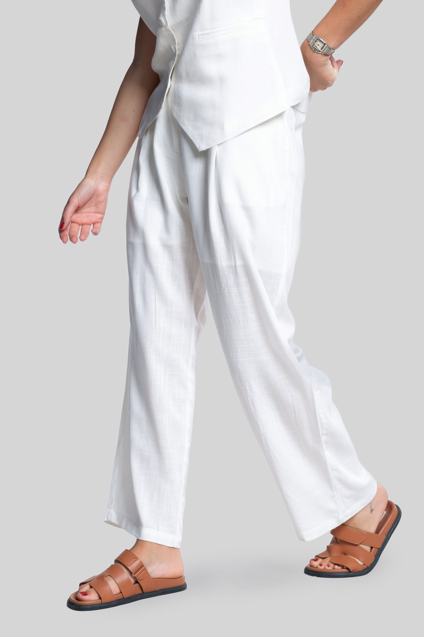 Tailleur Antonia gilet ice