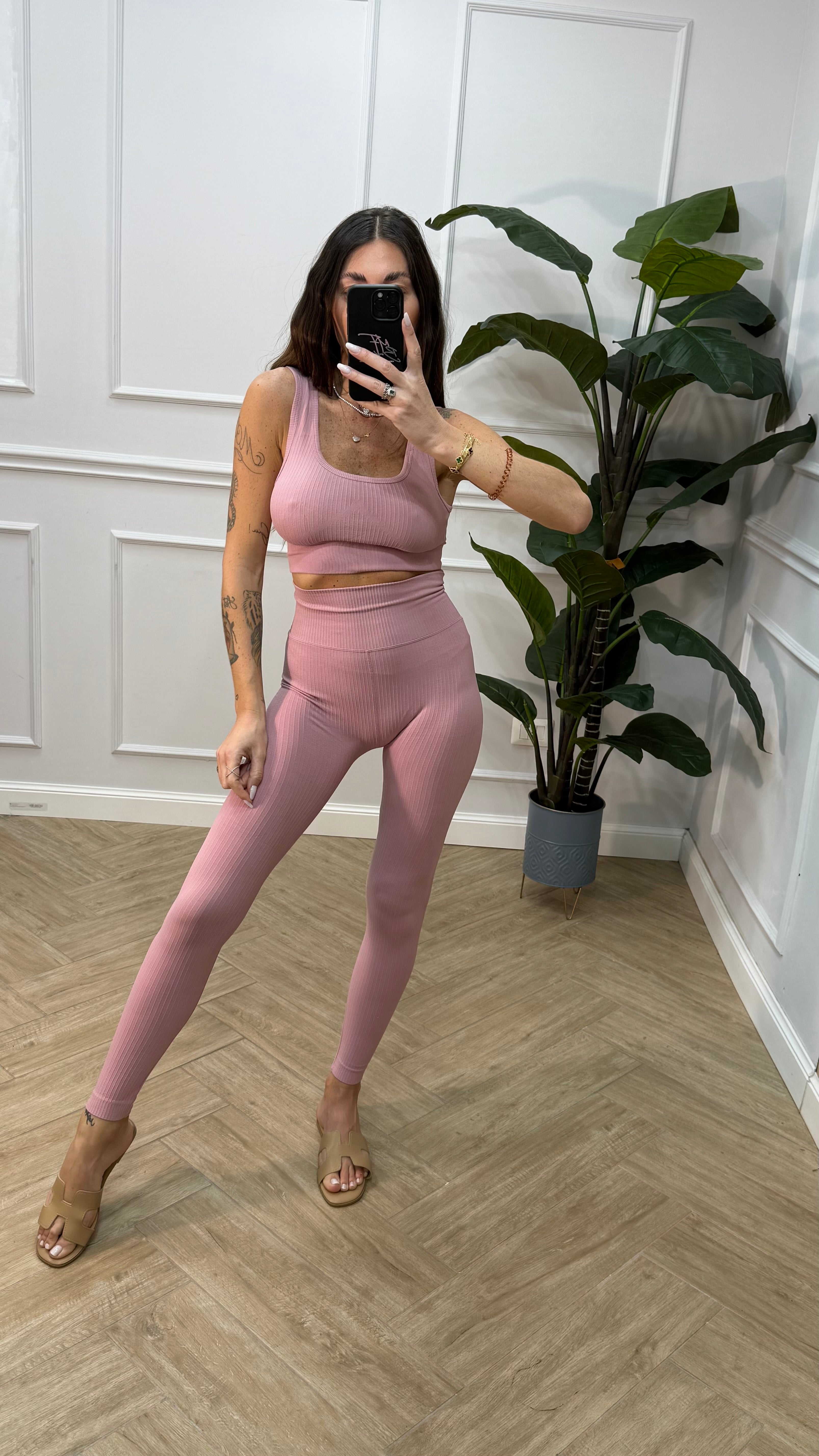Coord fit rosa