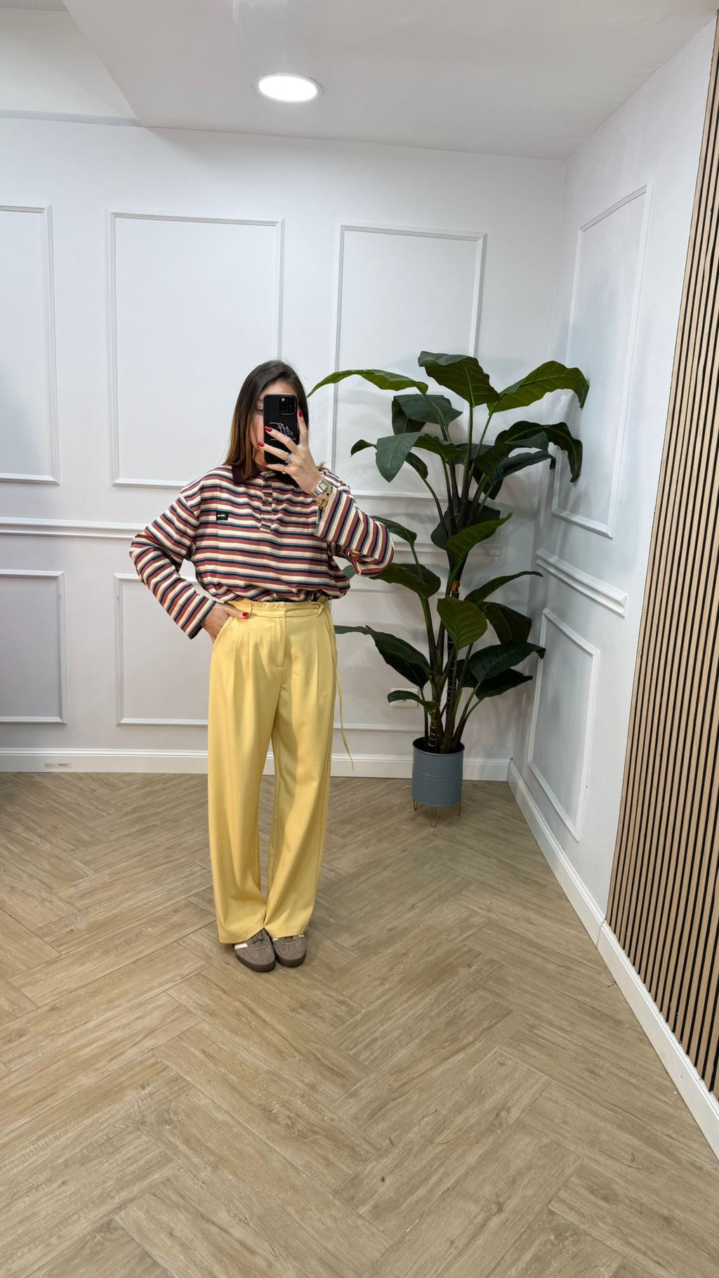 Pantalone Sandra giallo