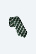 Cravatta righe verde