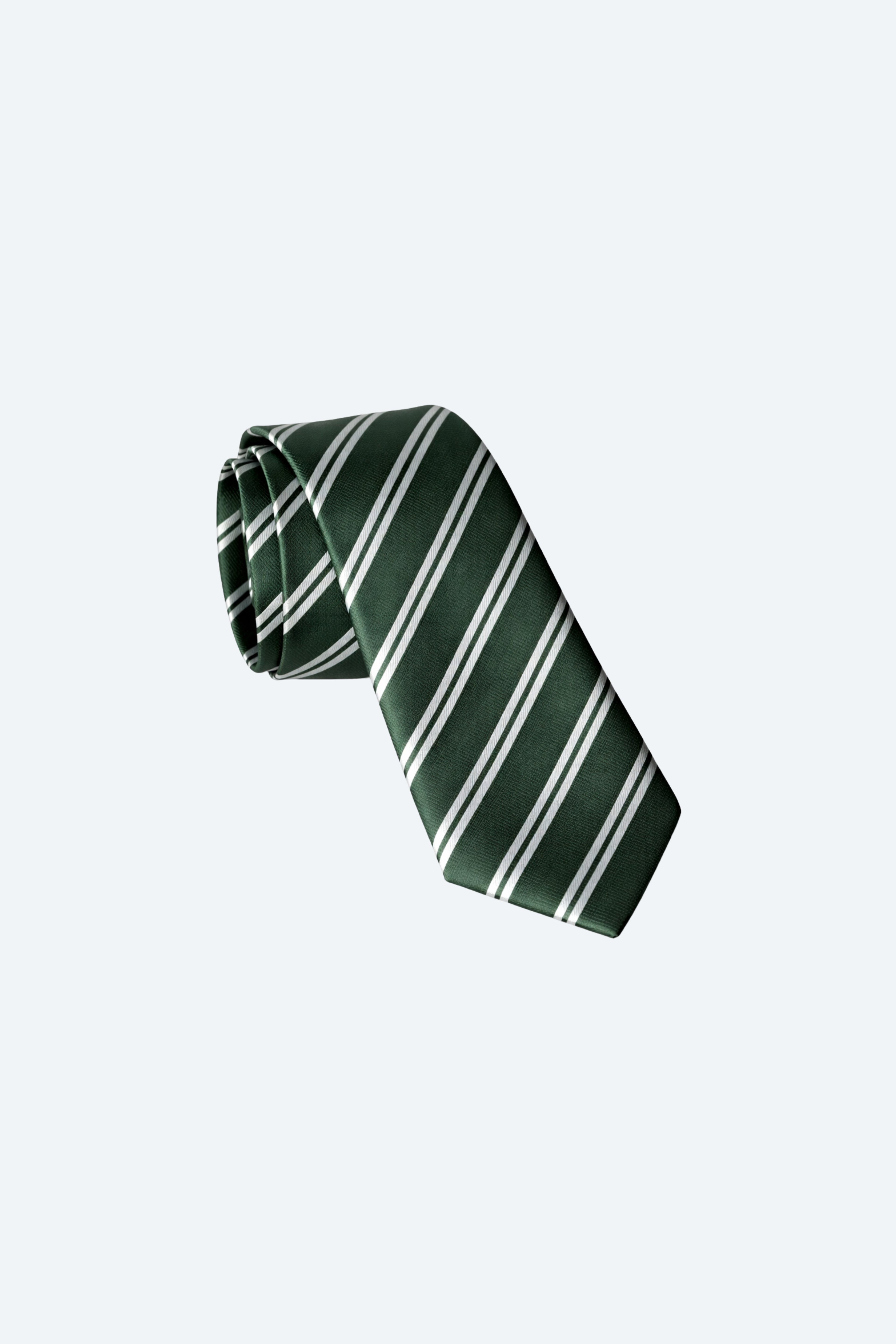 Cravatta righe verde