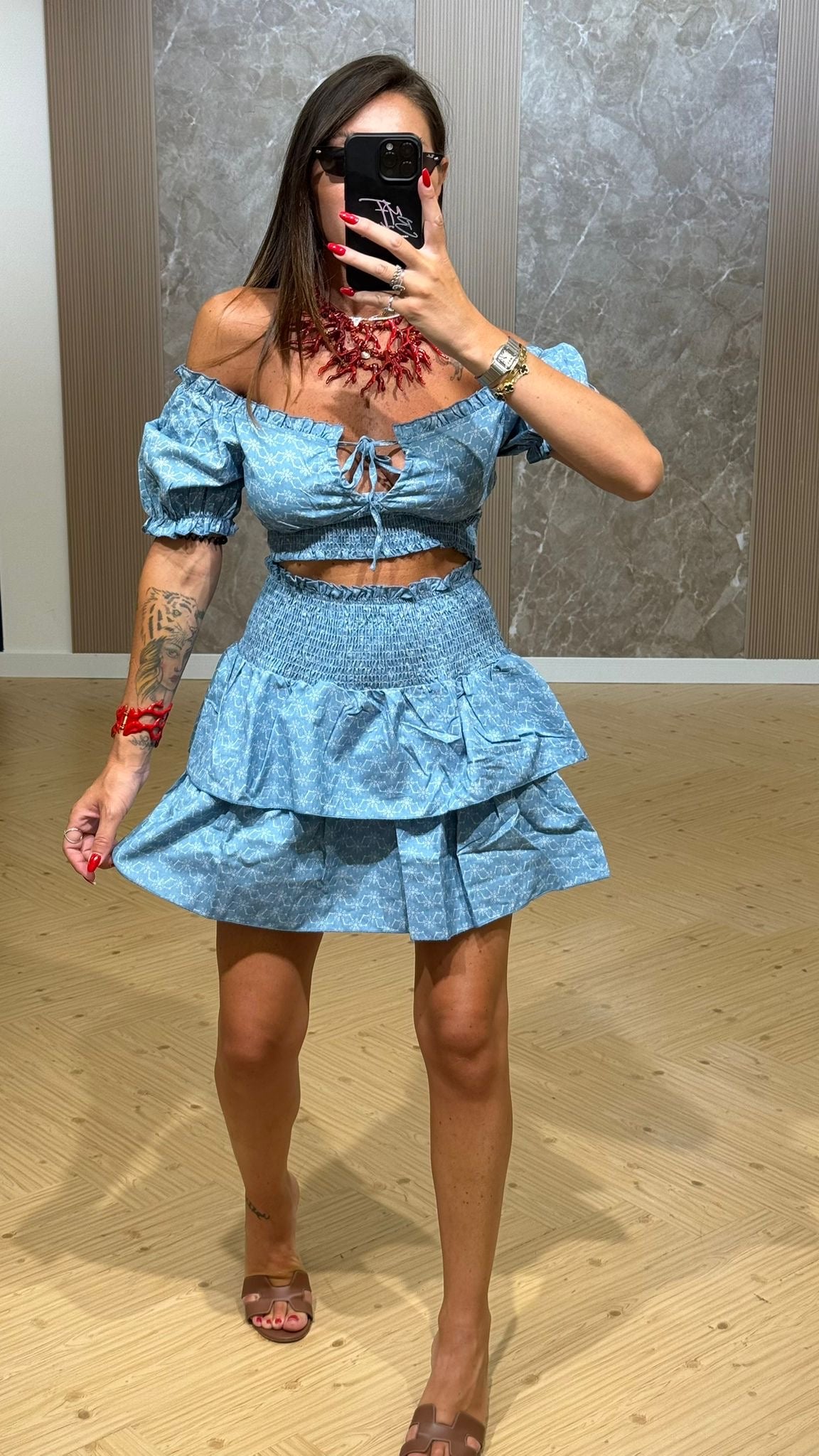 Coordinato Capri denim