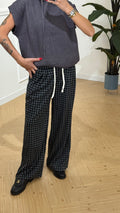 Pantalone paintings grigio