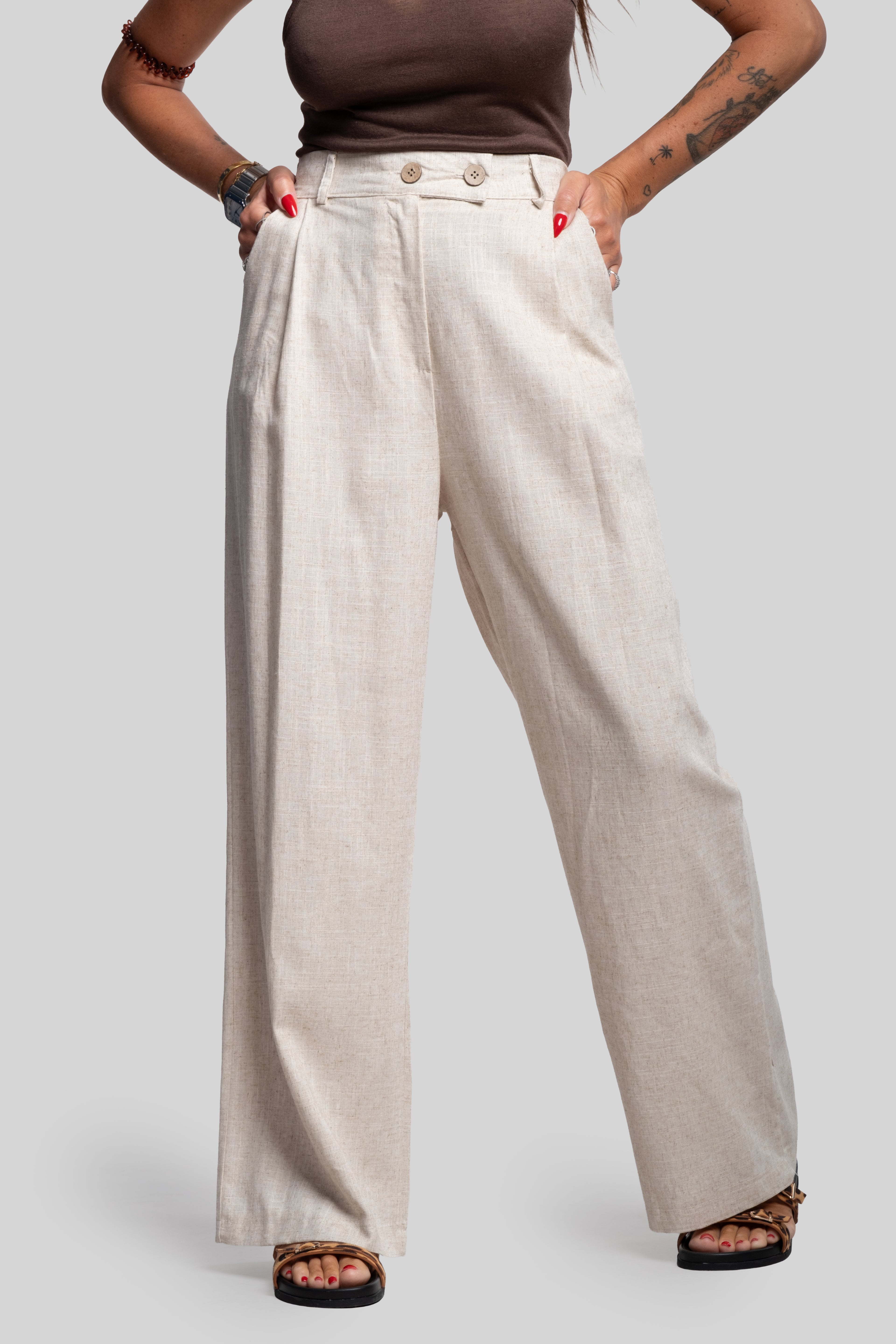 Pantalone Bruna canapa