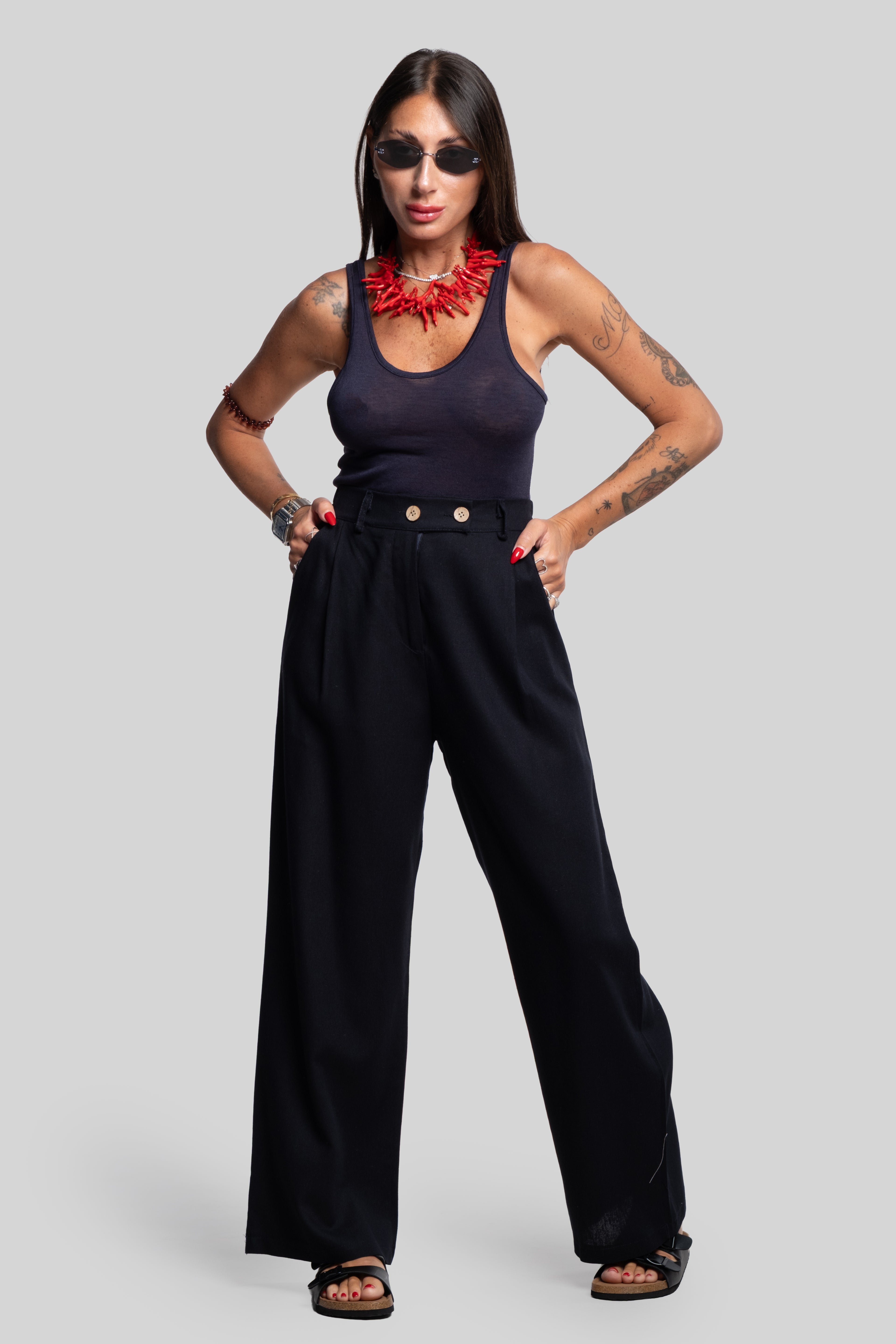 Pantalone Bruna blu