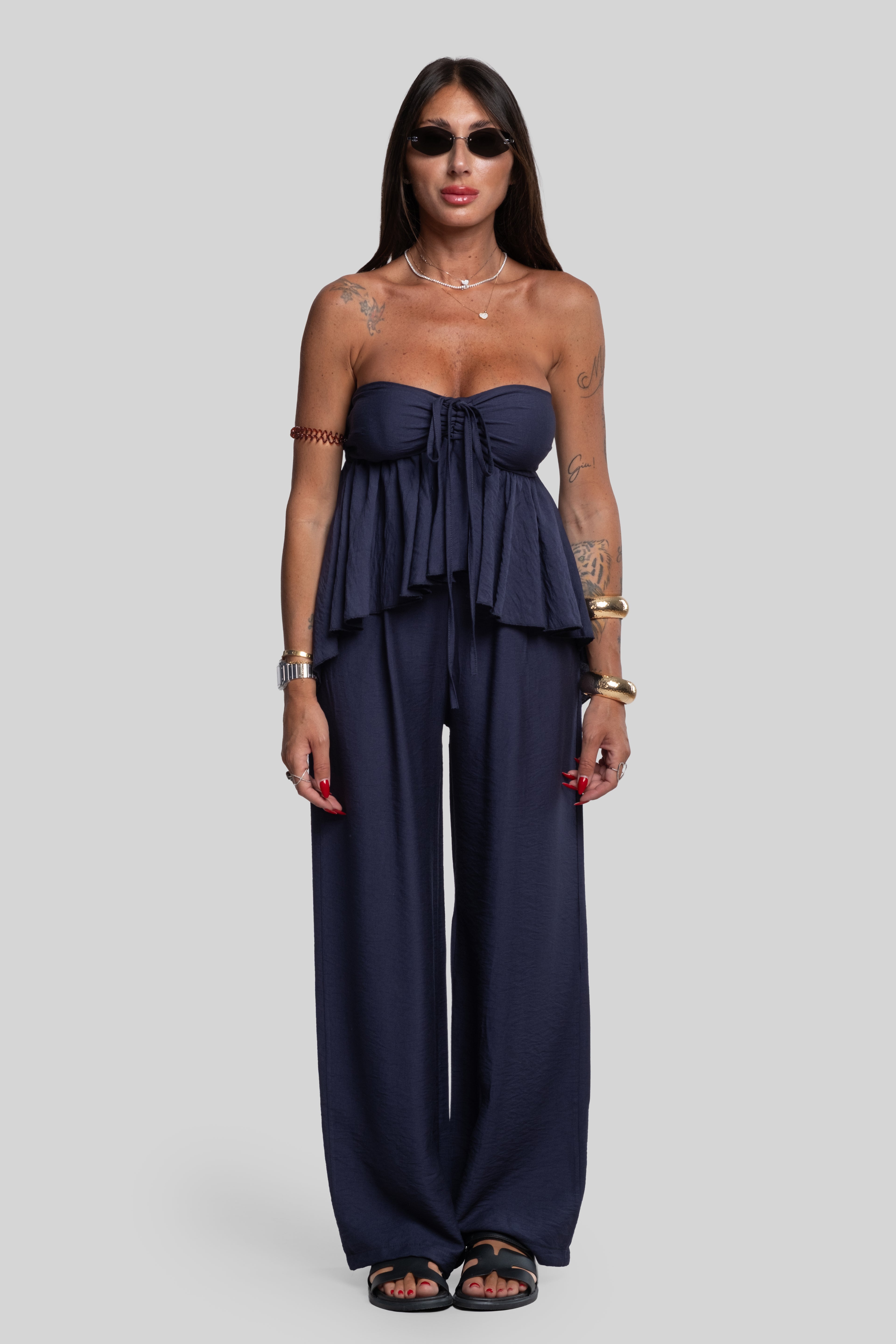 Coordinato Barbara blu