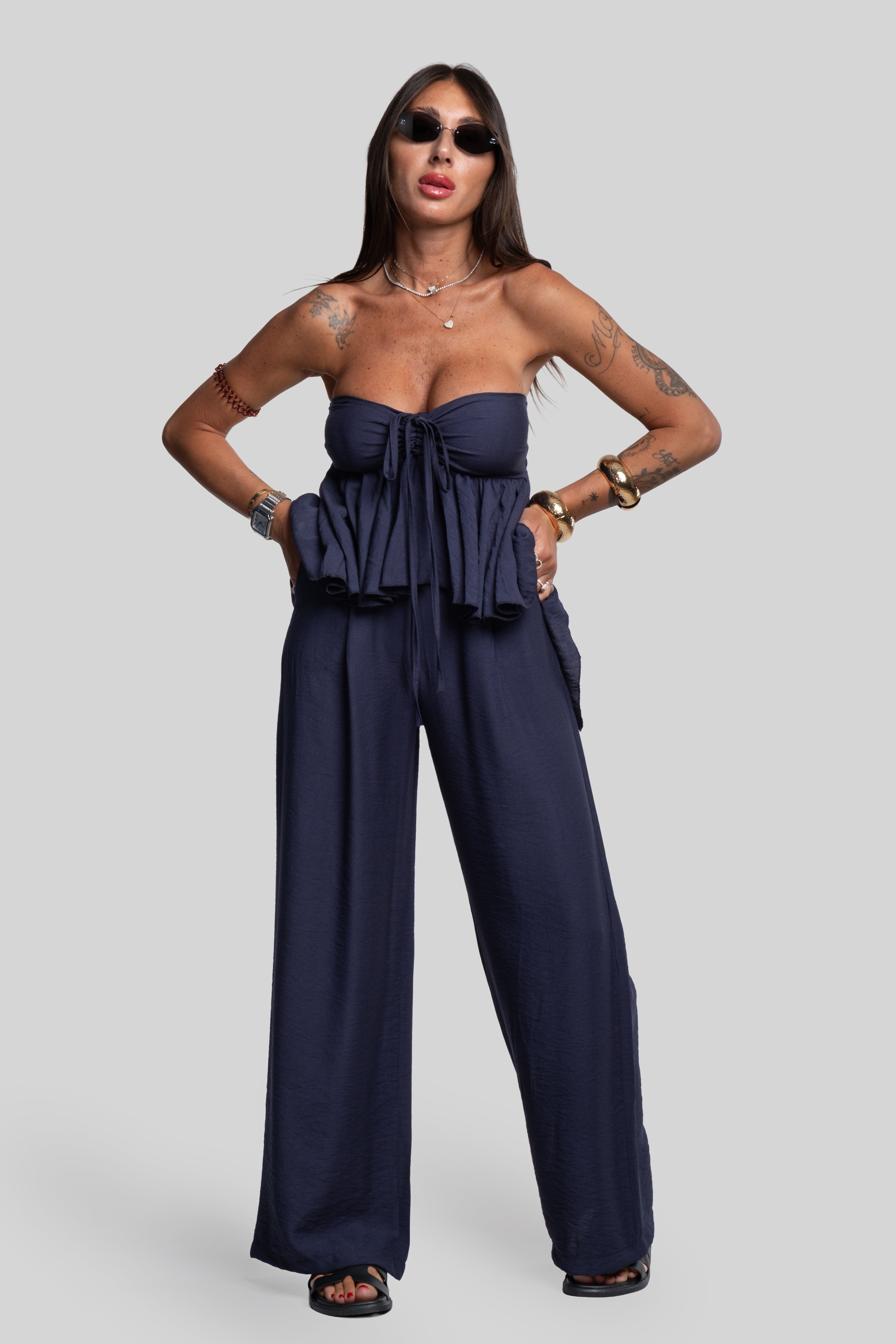 Coordinato Barbara blu