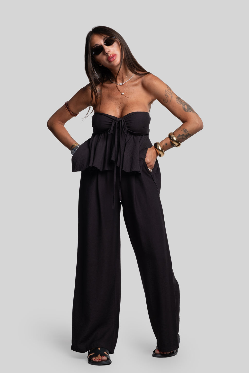 Coordinato Barbara nero