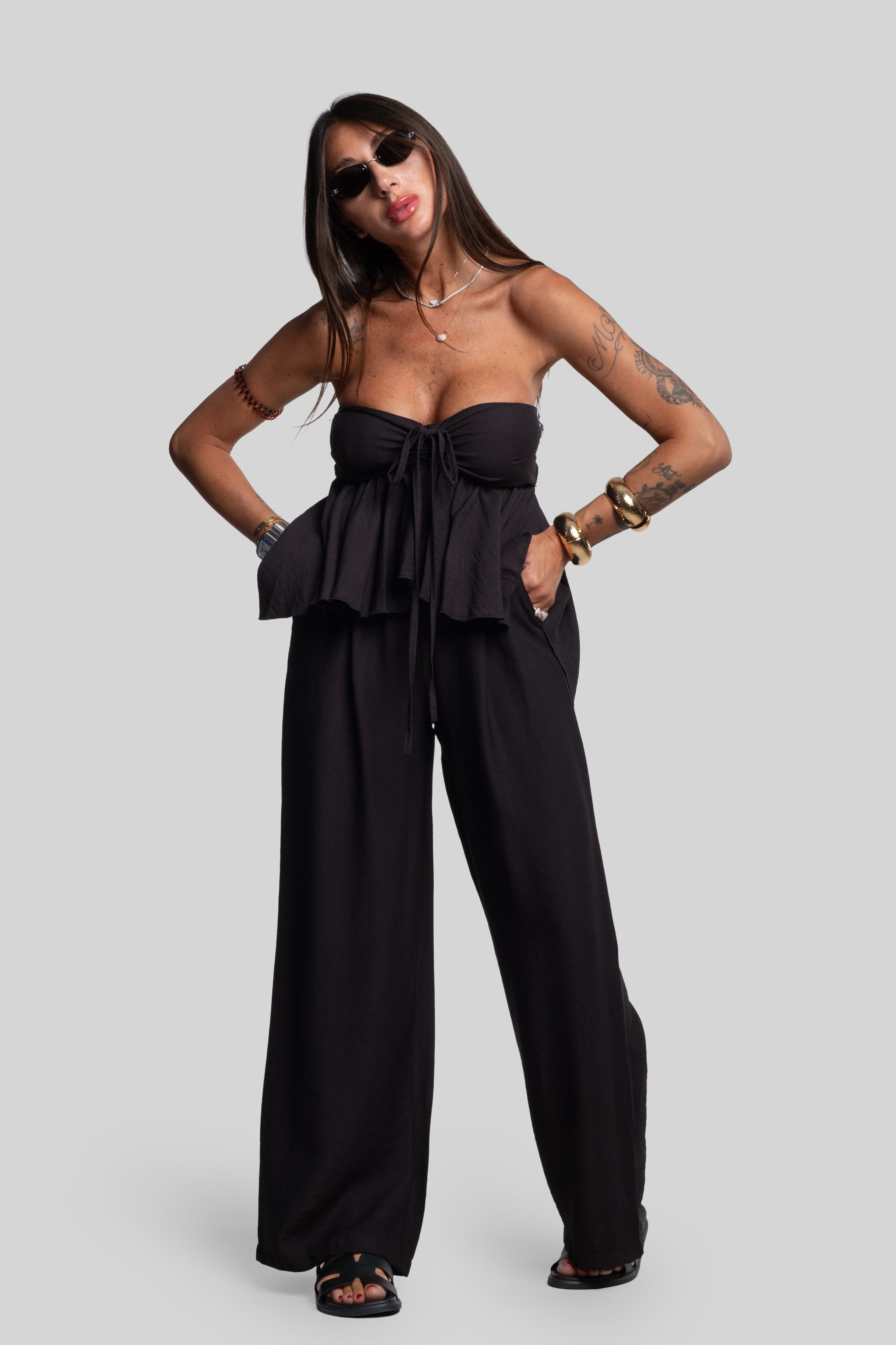 Coordinato Barbara nero