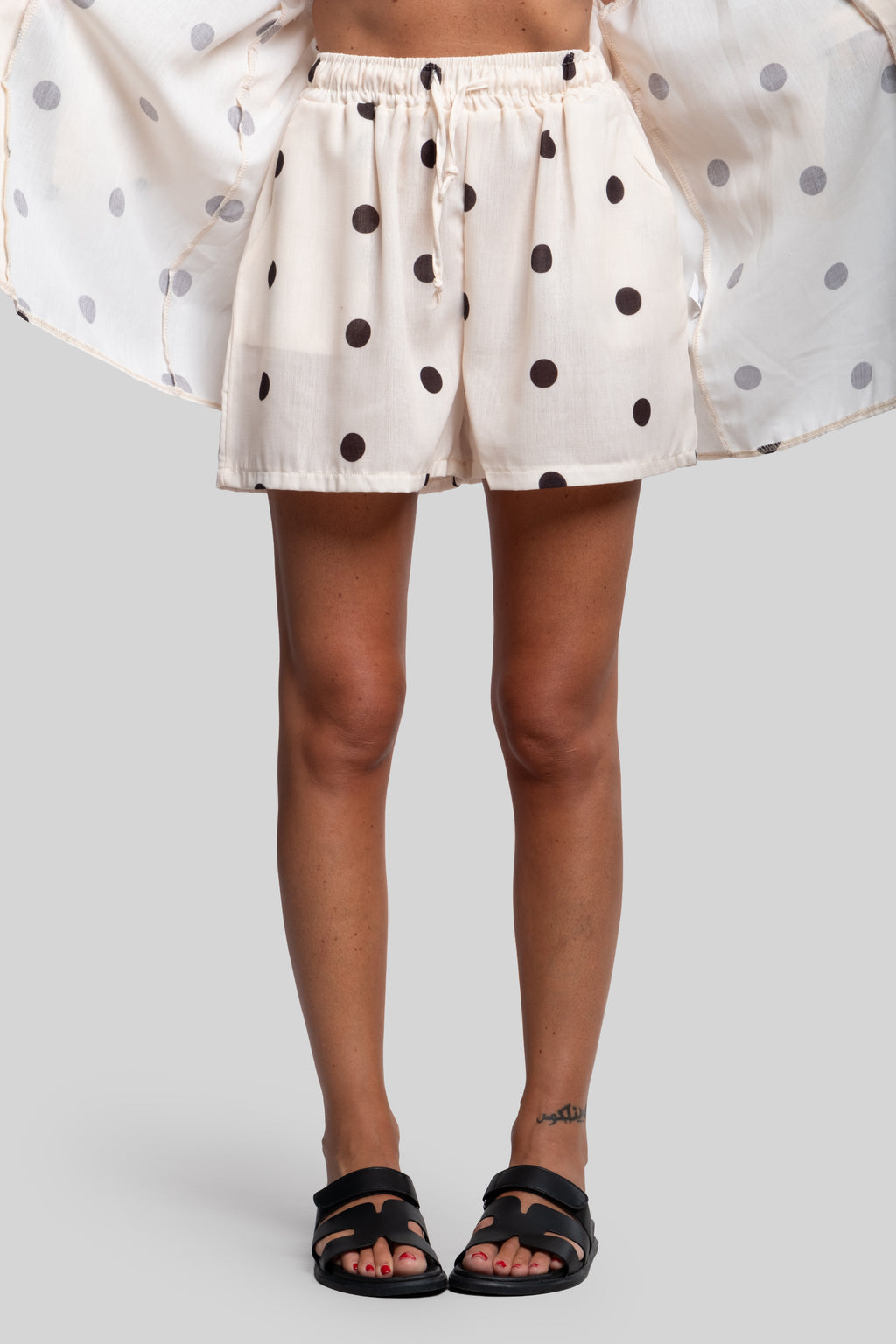 Tailleur pois lino