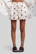 Tailleur pois lino