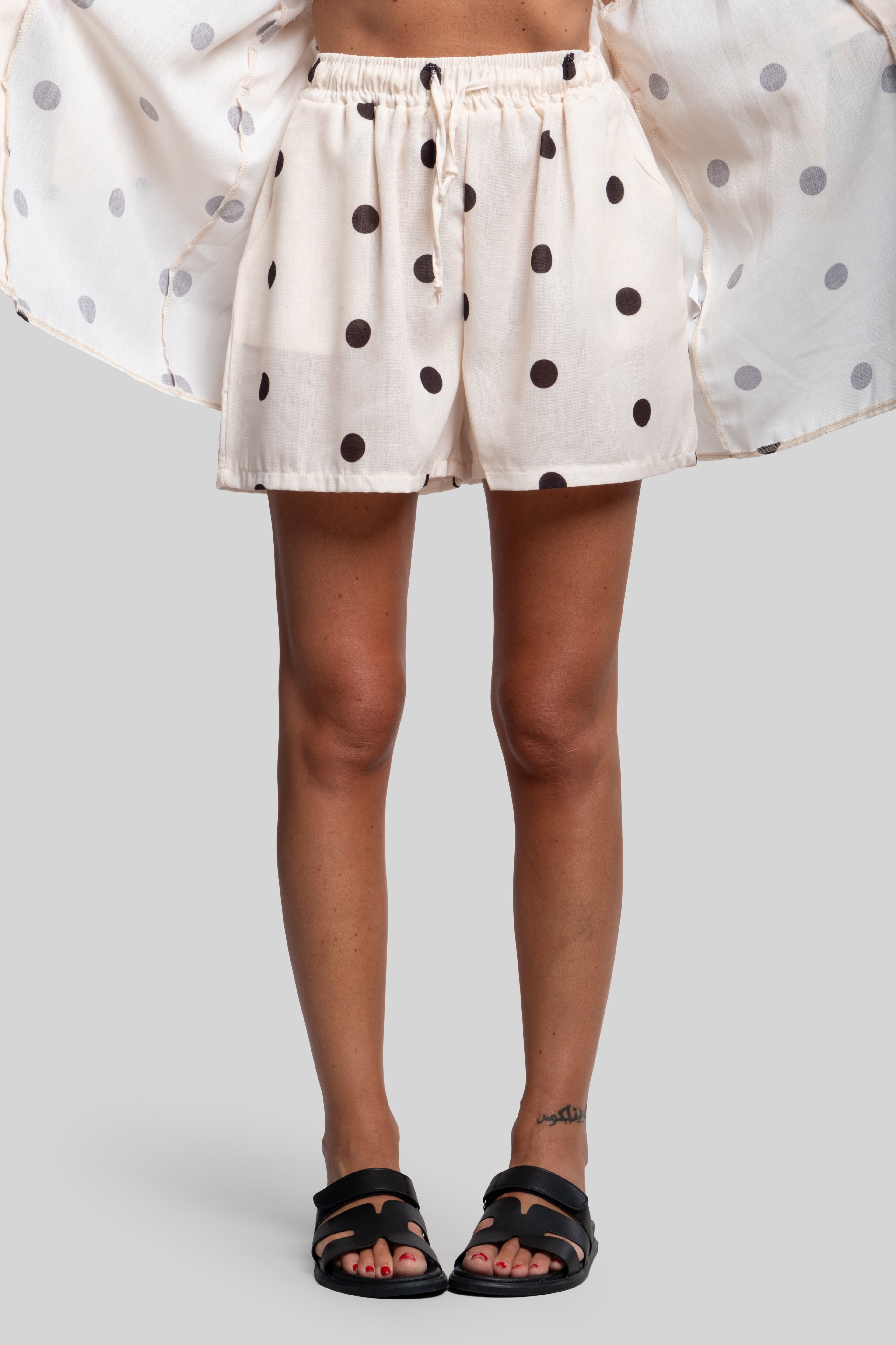 Tailleur pois lino