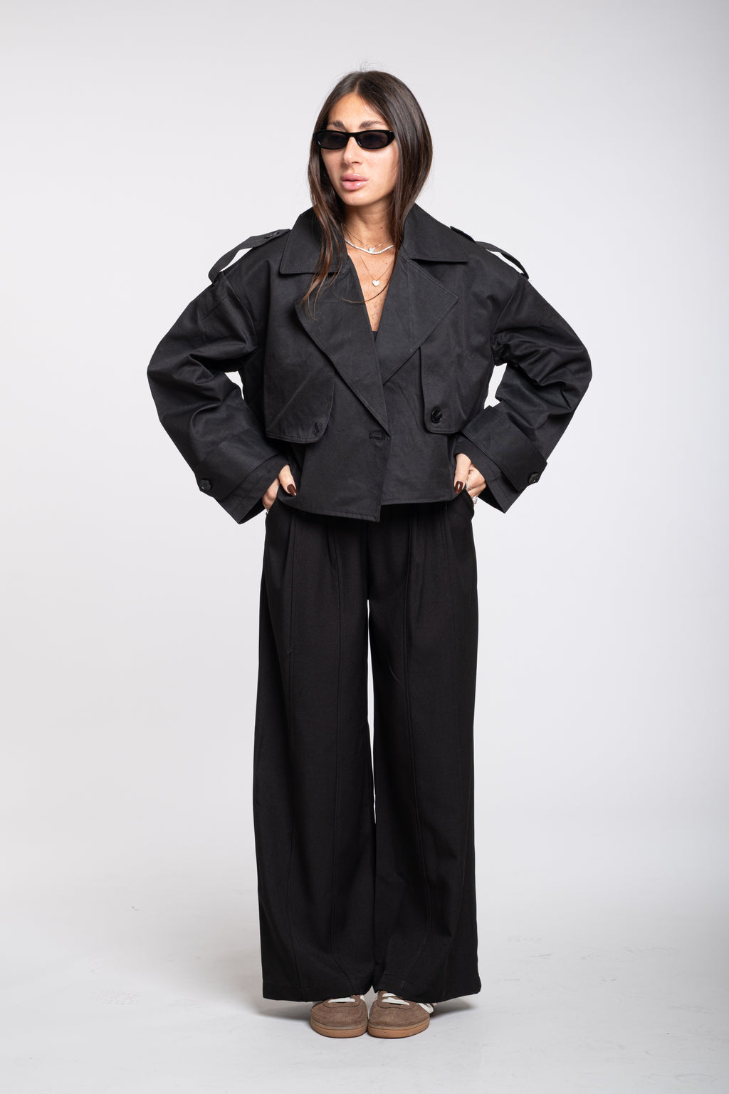 Trench crop nero