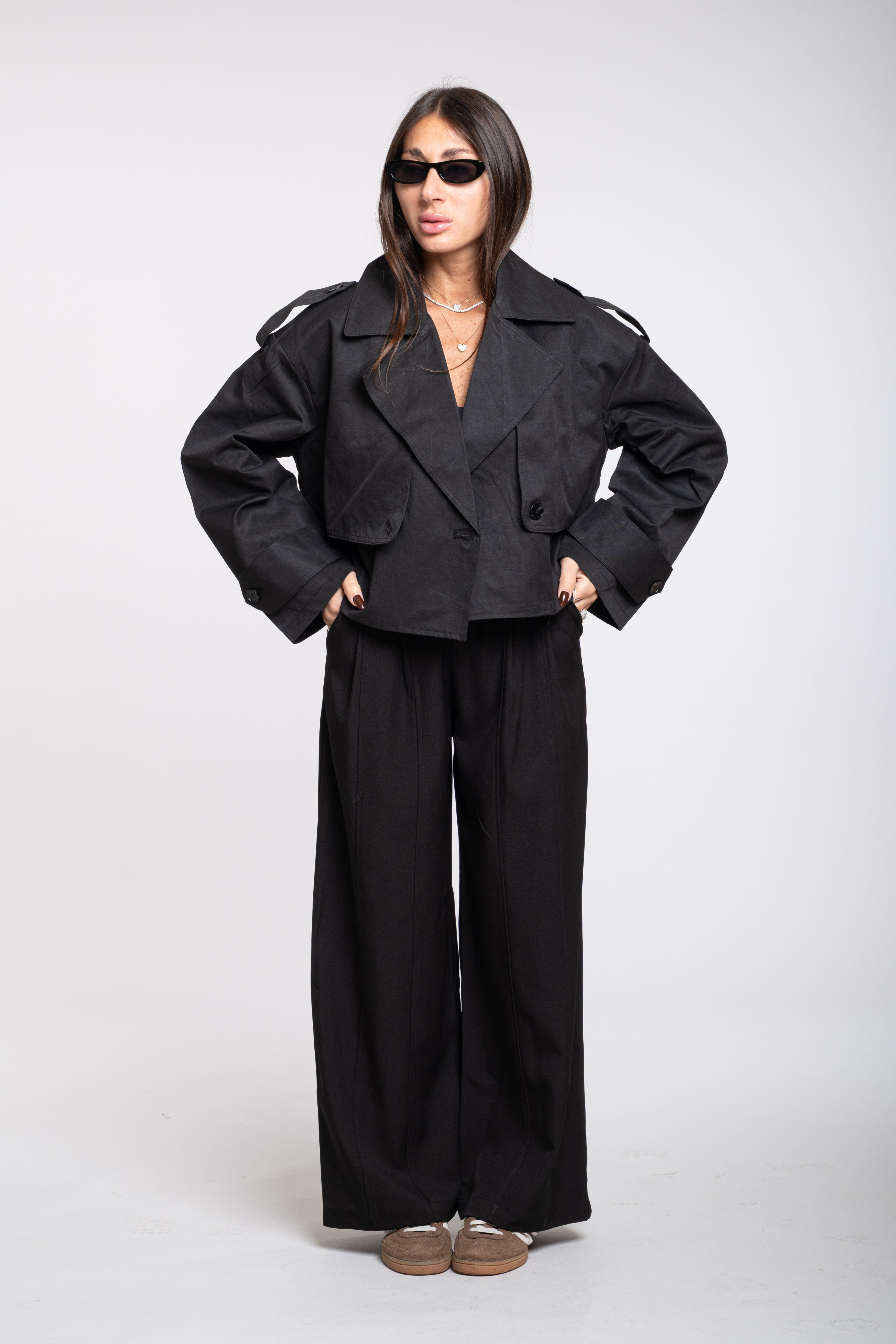 Trench crop nero