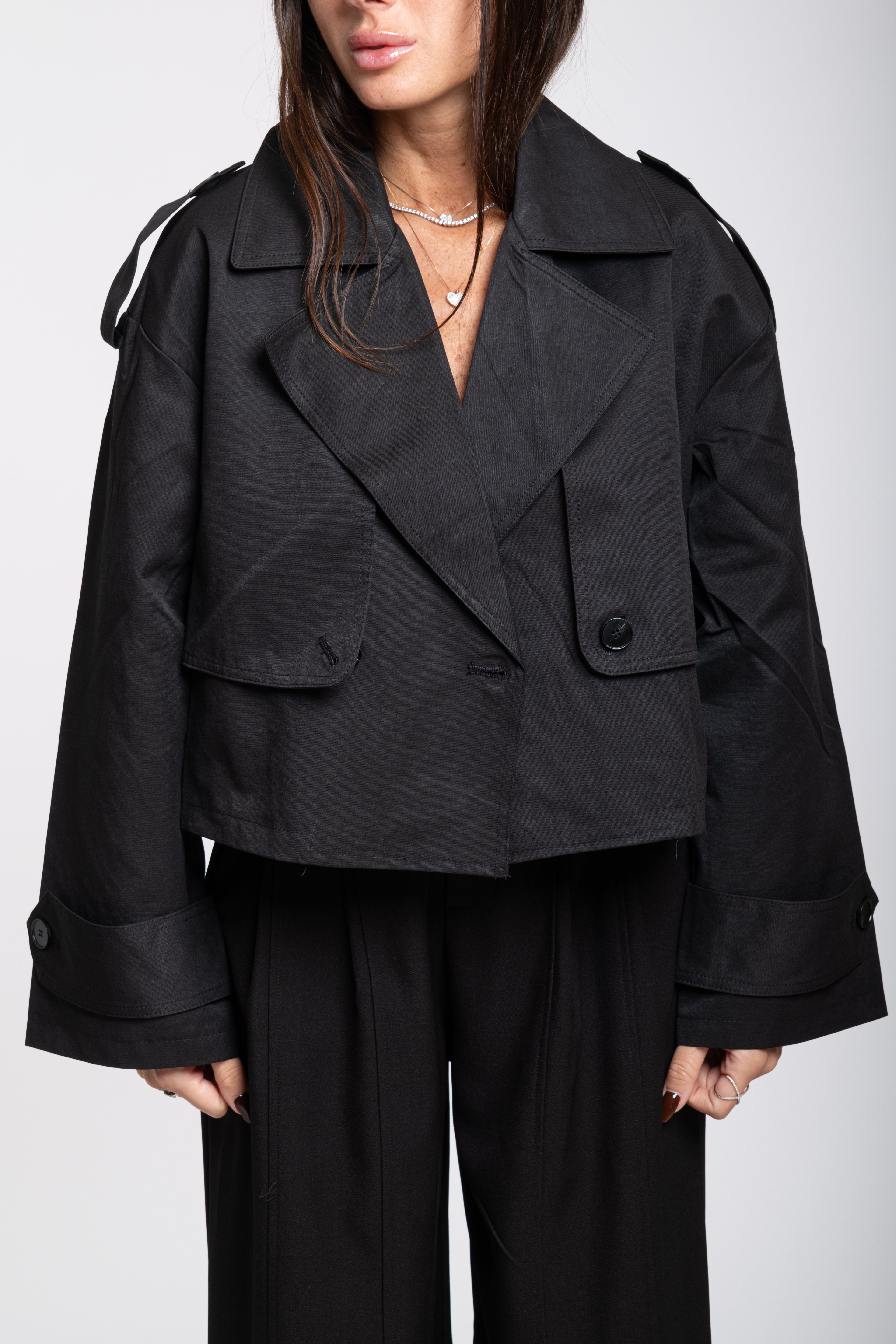 Trench crop nero