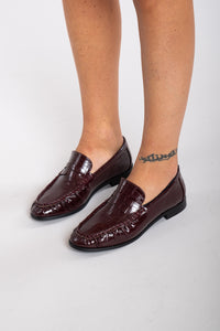 Mocassino bordeaux