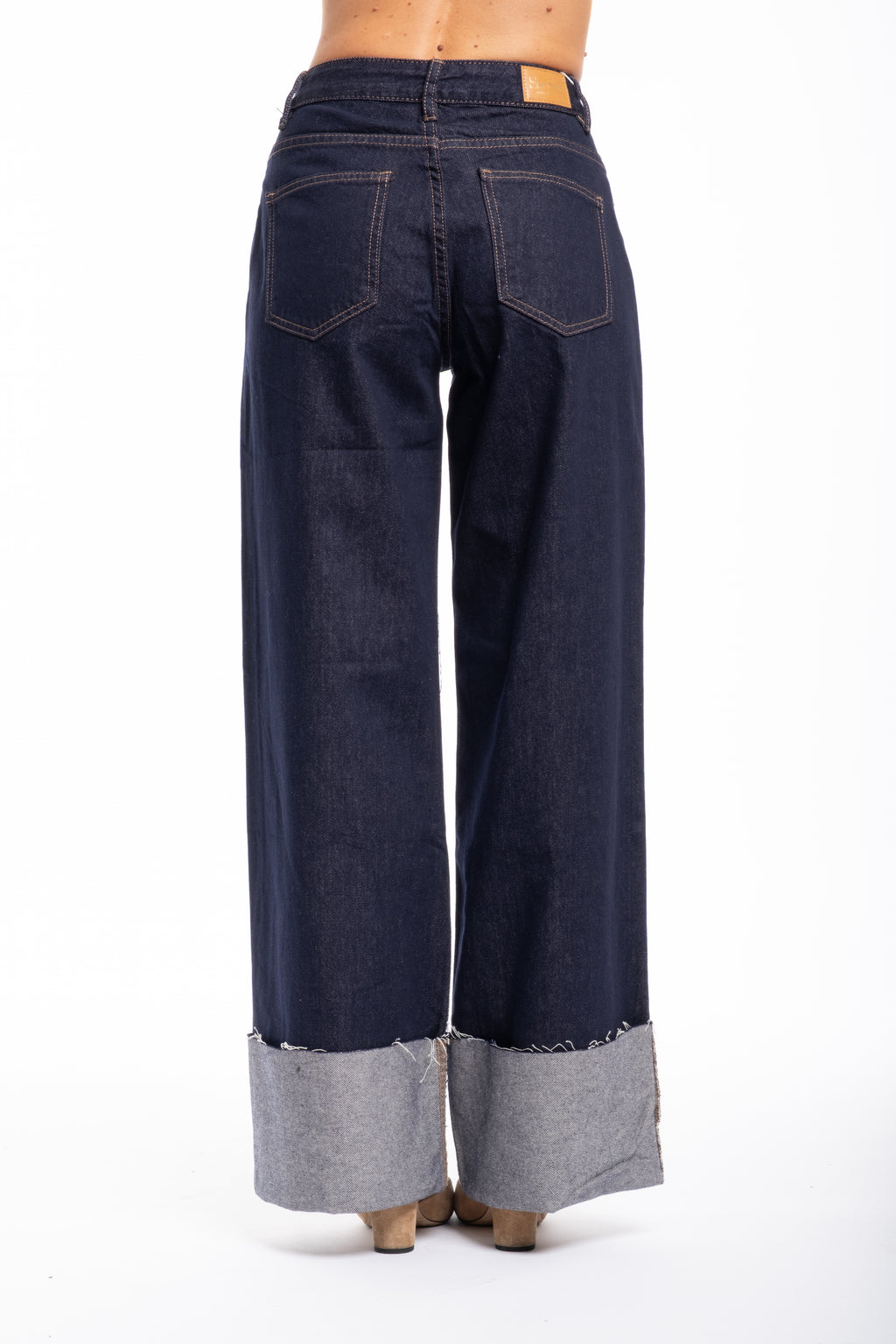 Jeans piegone scuro