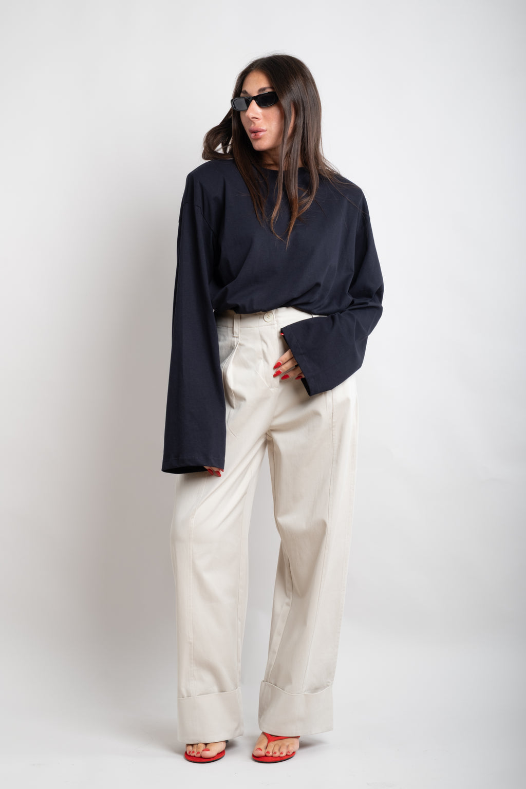 Pantalone piegone ice