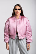 Bomber satin rosa