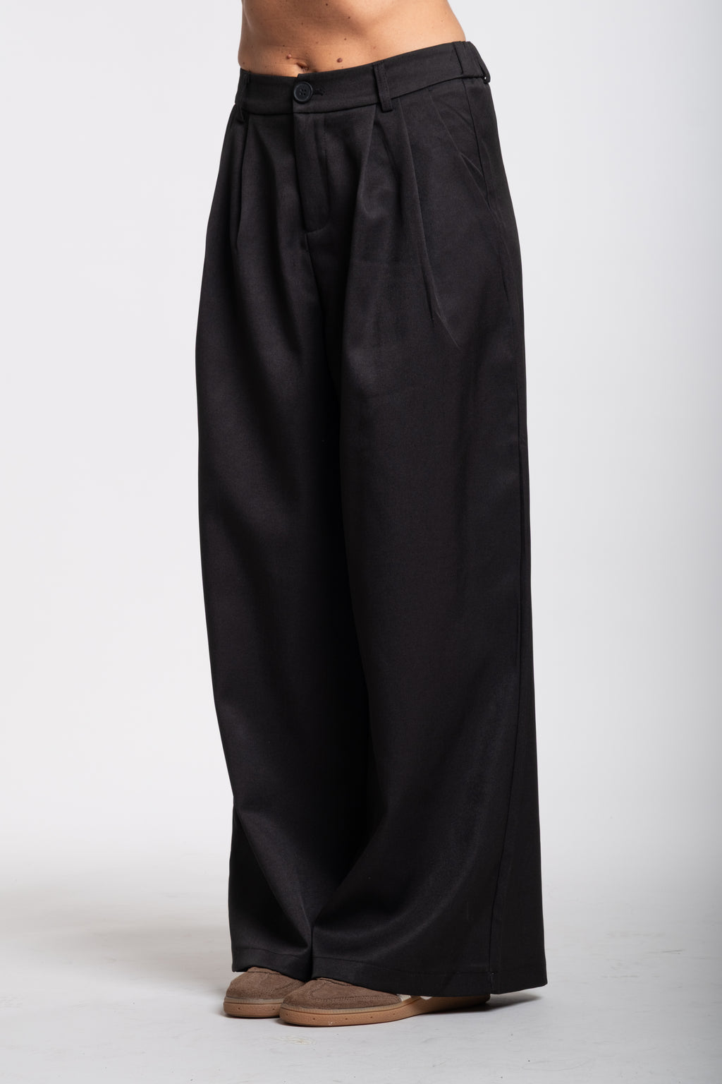 Tailleur crop nero