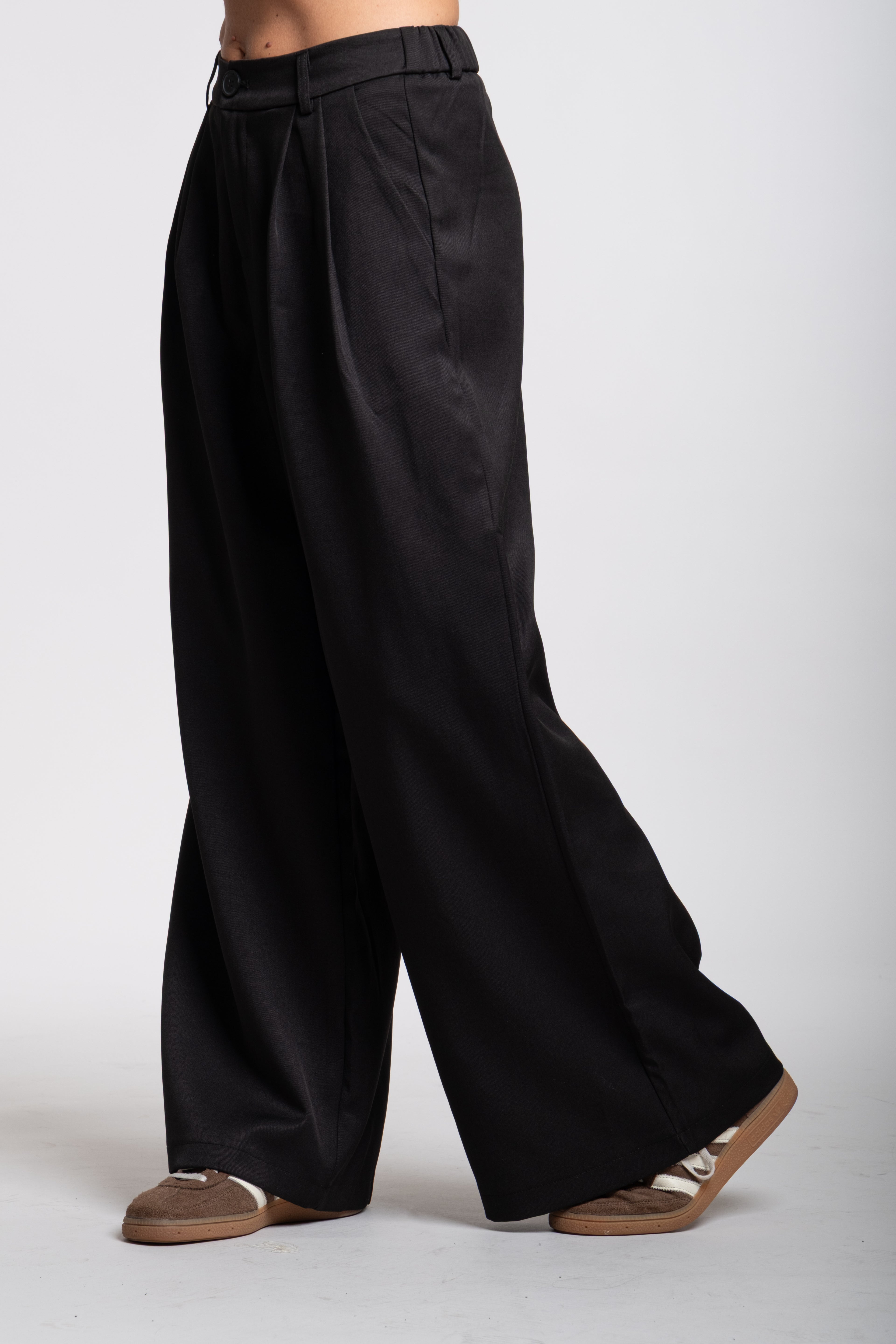Tailleur crop nero