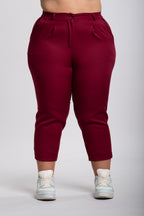 Tailleur Andrea Curvy bordeaux