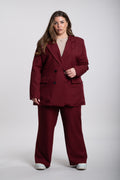 Tailleur Honey Curvy bordeaux