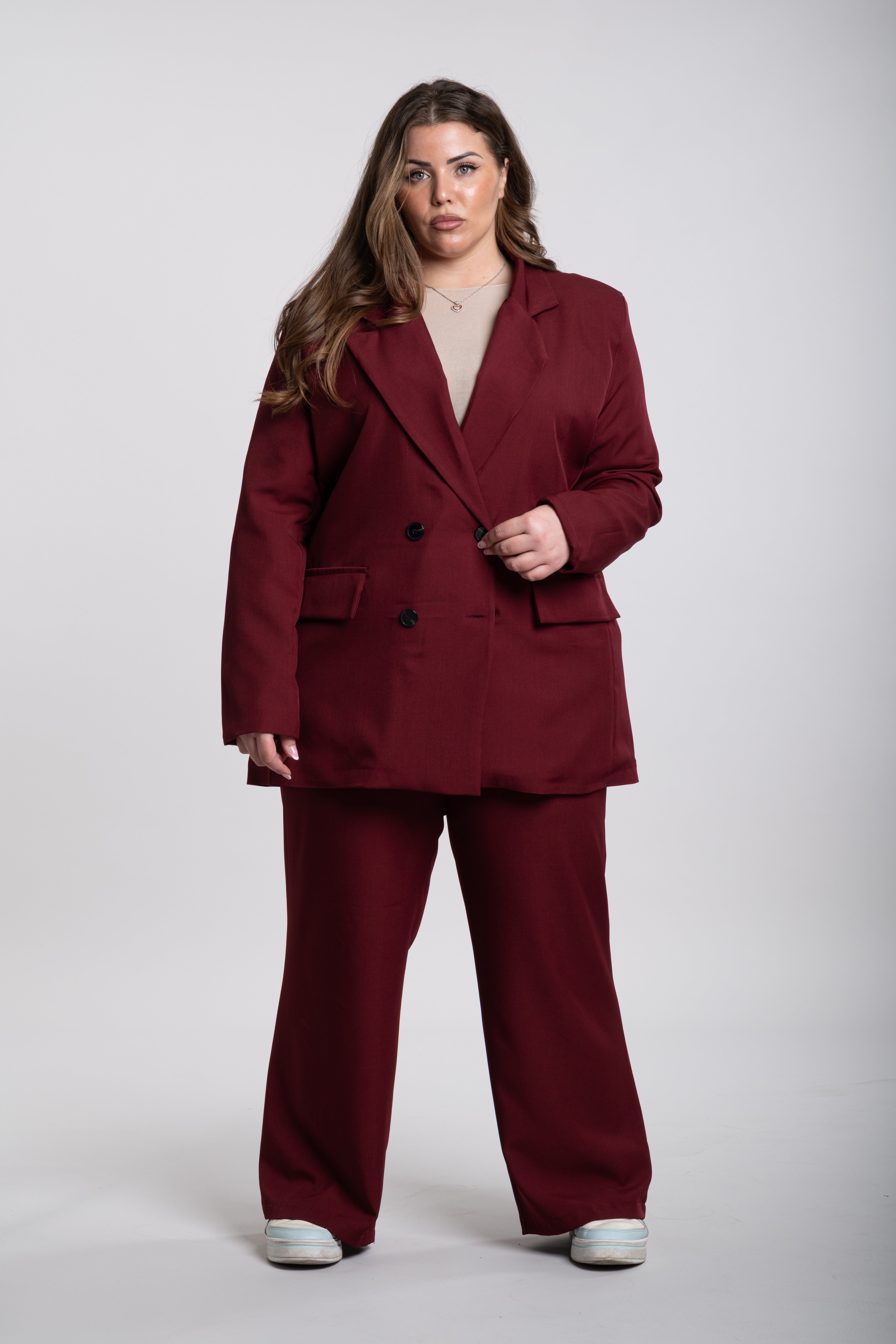 Tailleur Honey Curvy bordeaux