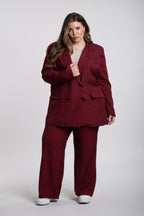 Tailleur Honey Curvy bordeaux