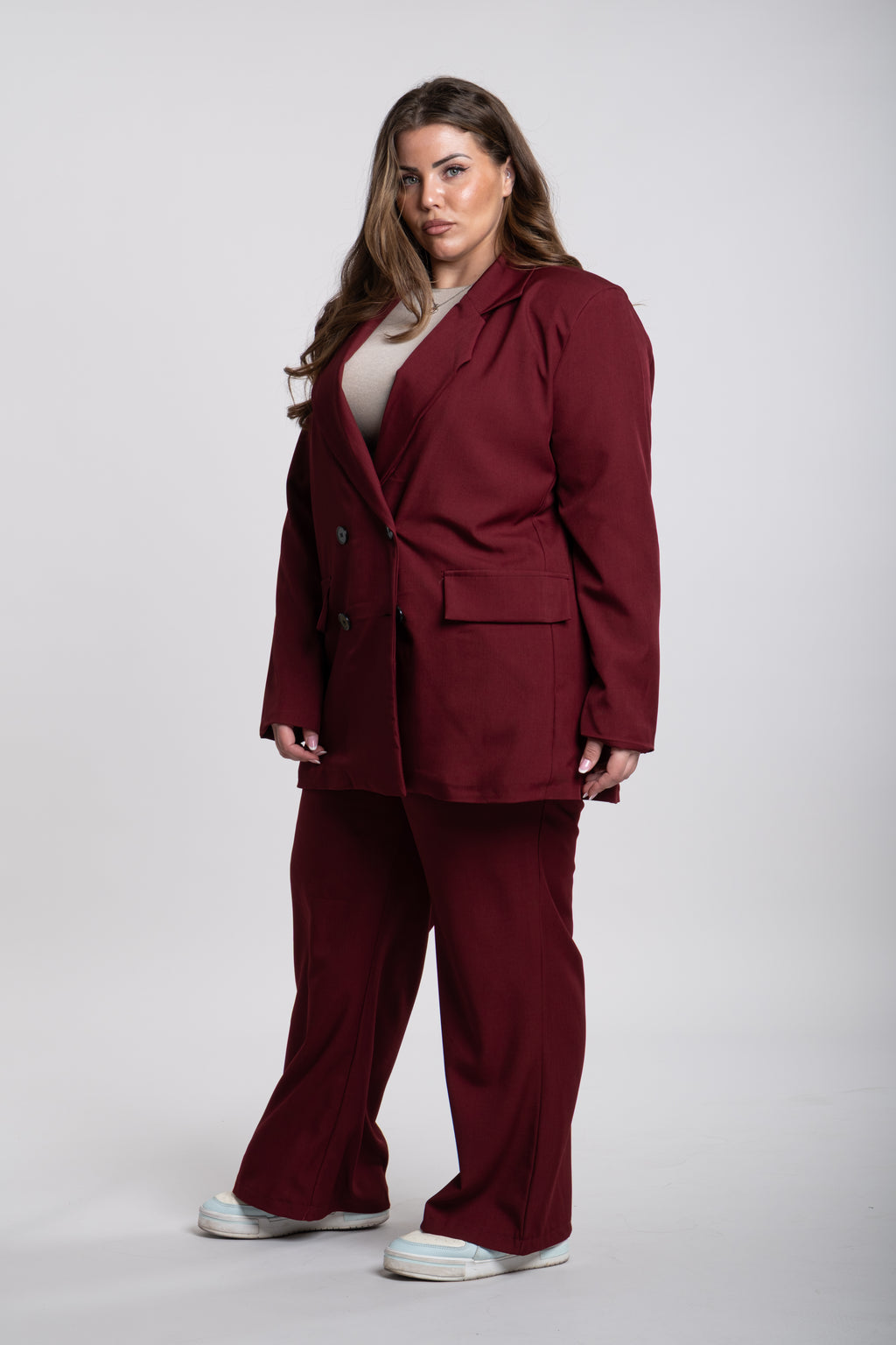 Tailleur Honey Curvy bordeaux
