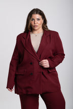 Tailleur Honey Curvy bordeaux