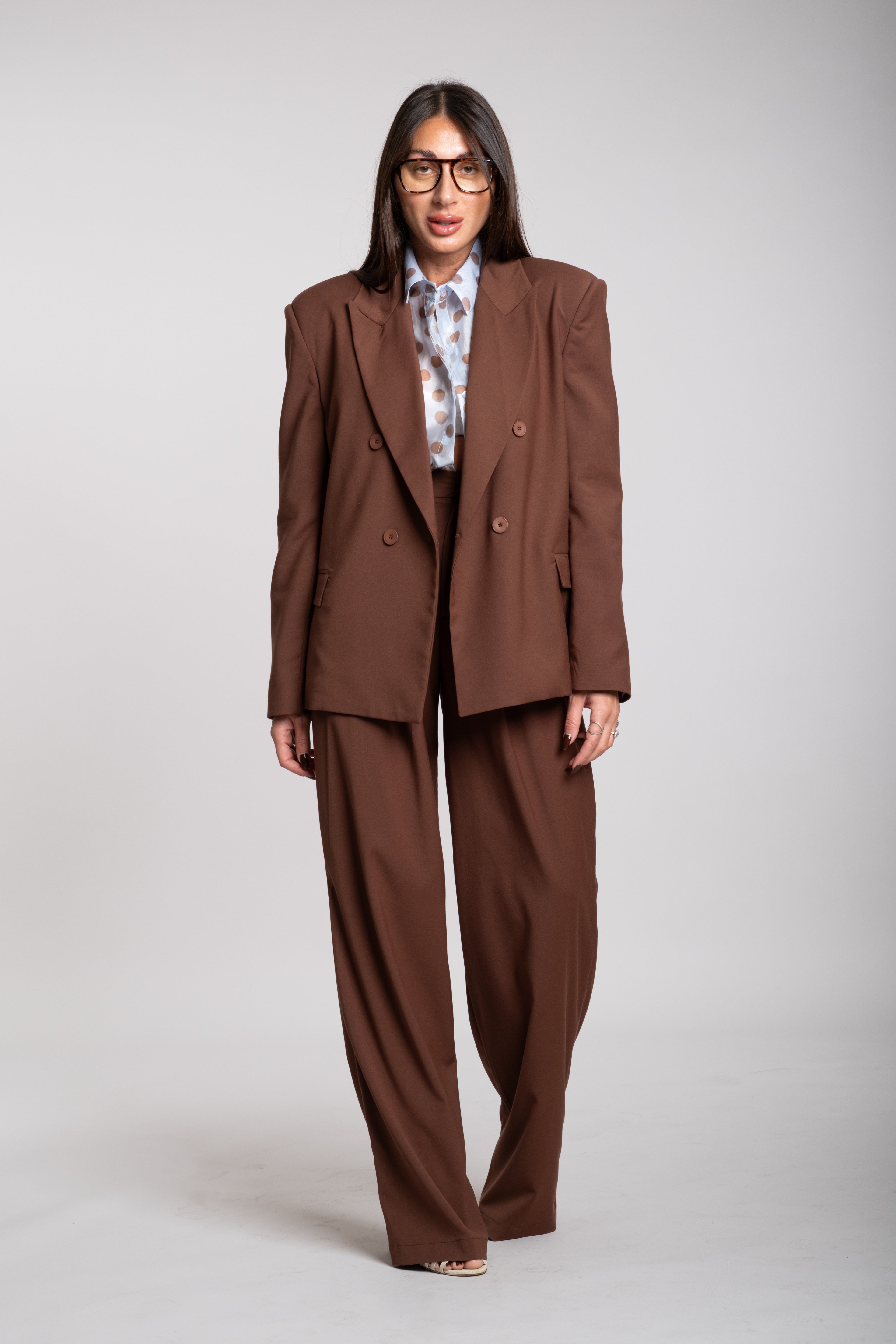 Tailleur Radici marrone