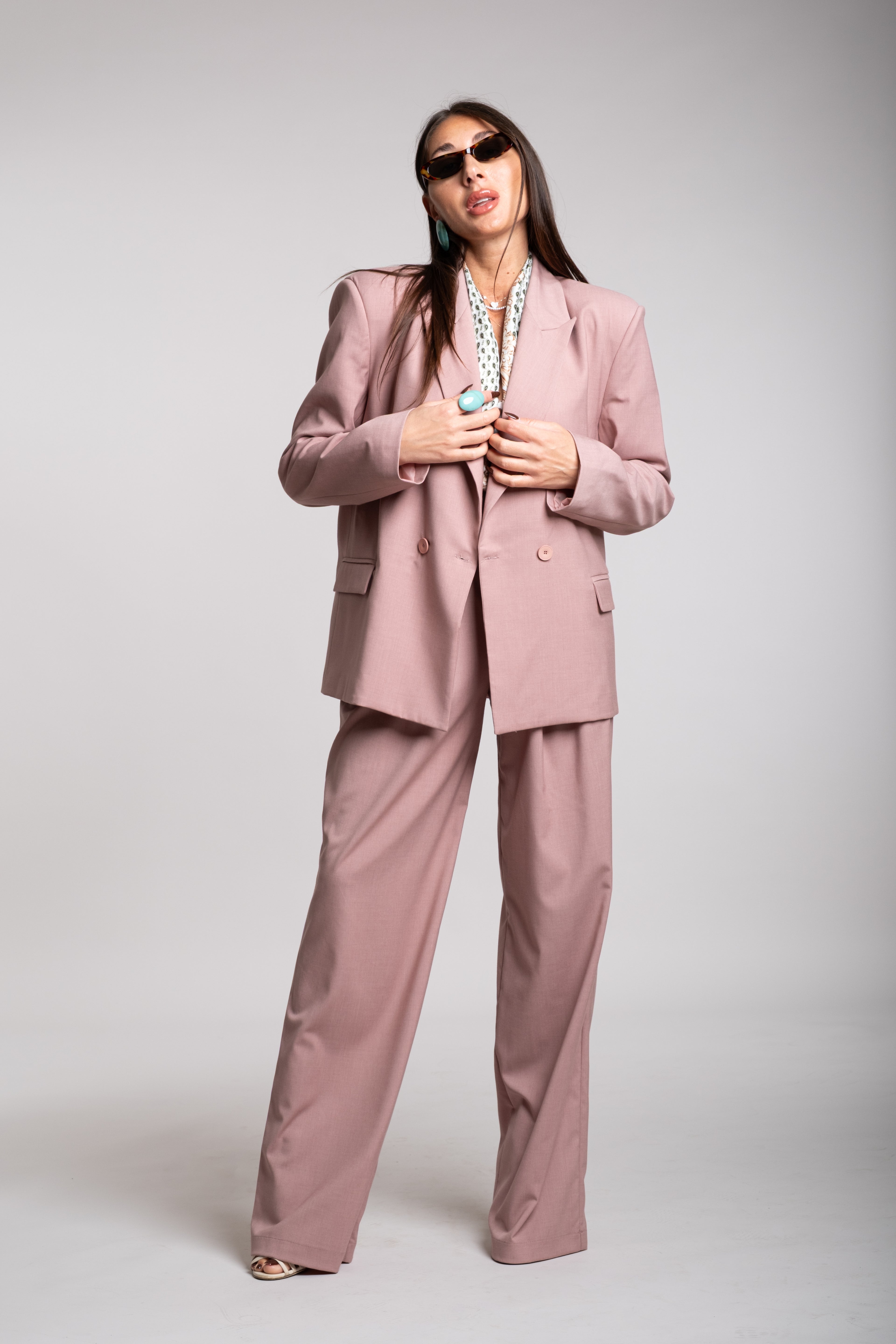 Tailleur Radici rosa