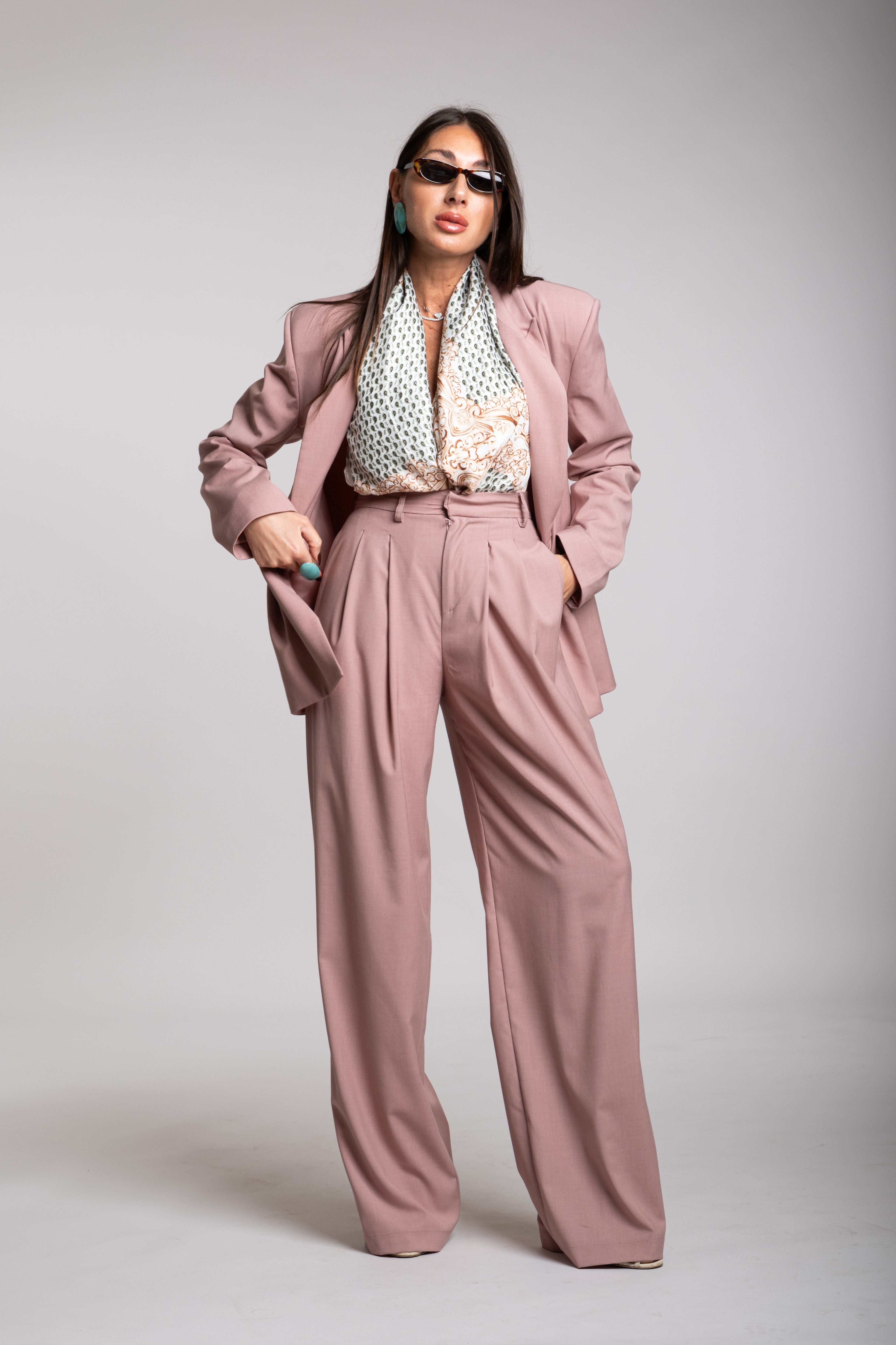 Tailleur Radici rosa