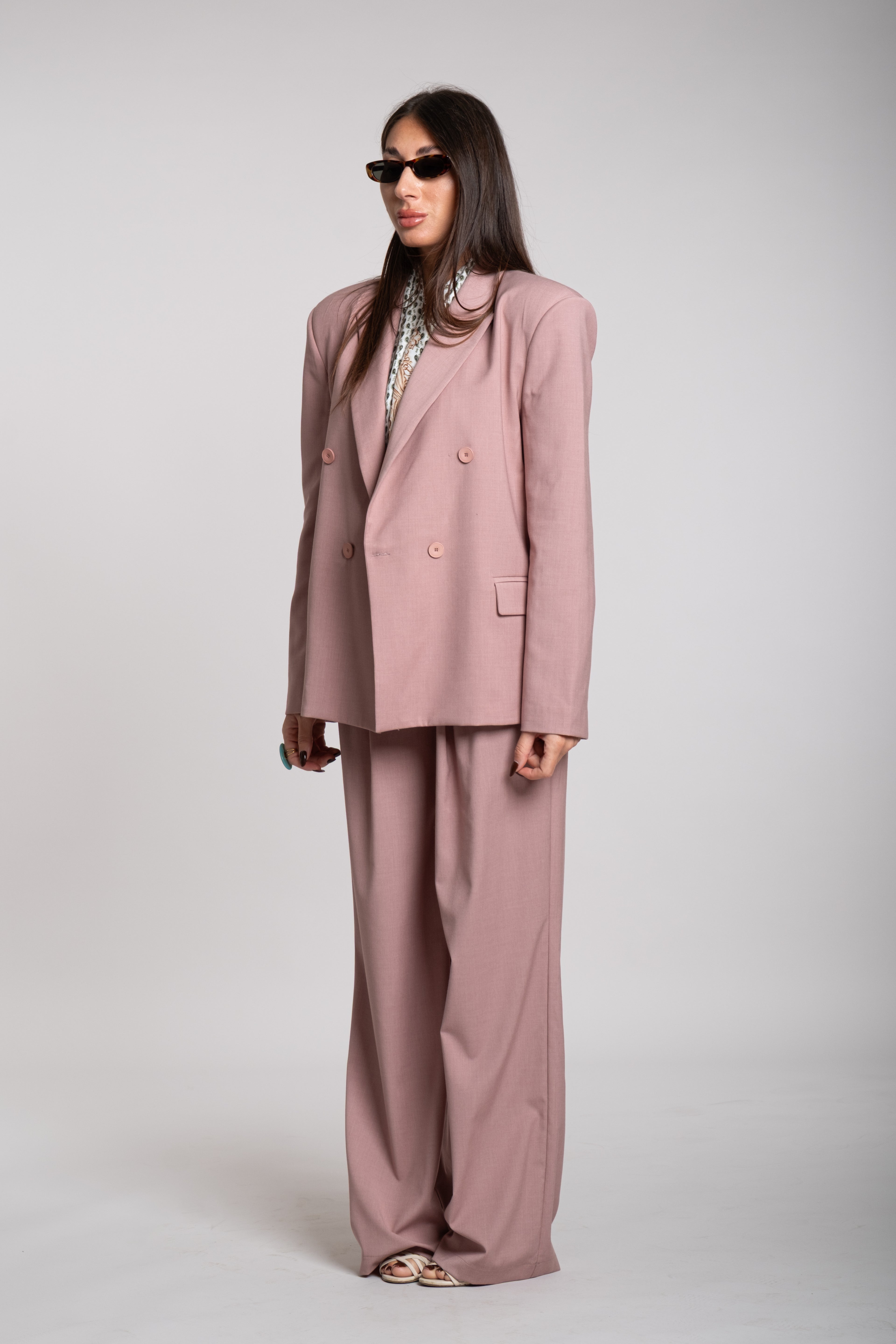 Tailleur Radici rosa