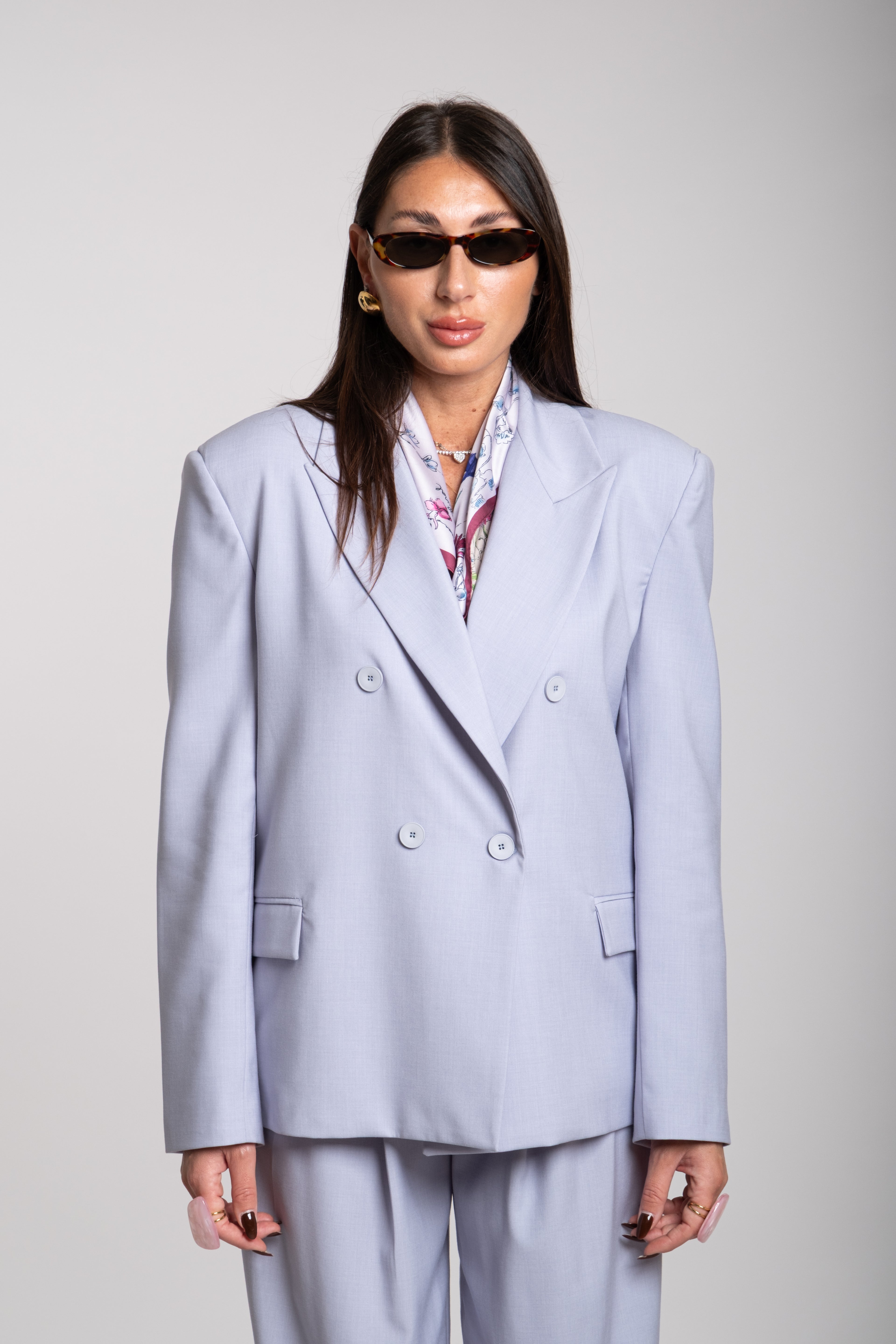 Tailleur Radici celeste