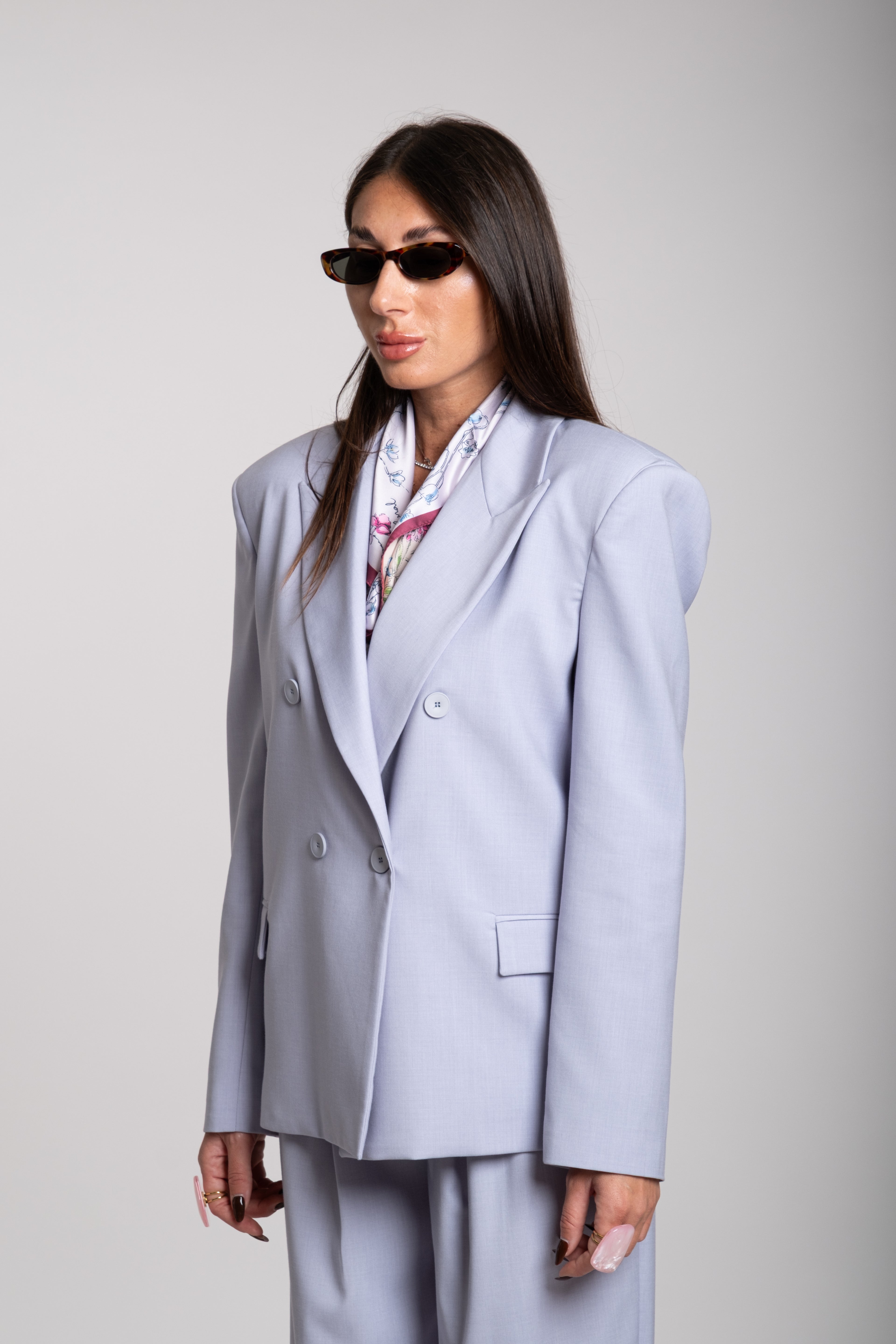 Tailleur Radici celeste