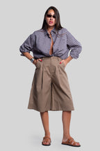 Camicia quadri viola