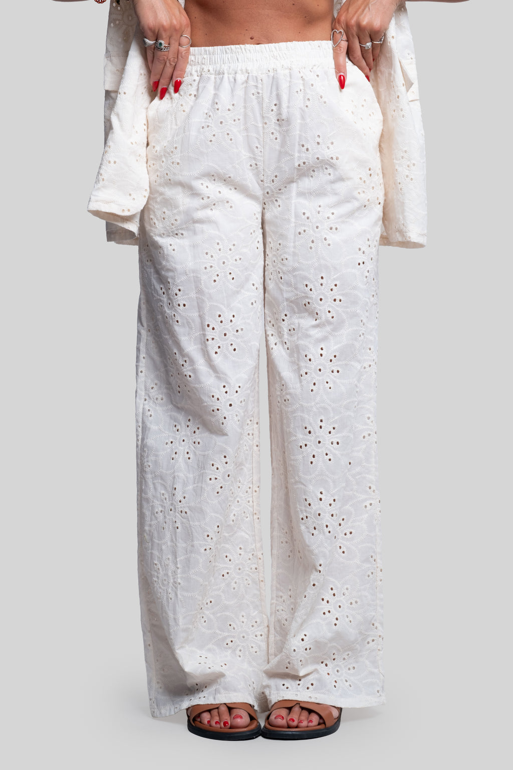 Tre pezzi pizzo san gallo ice