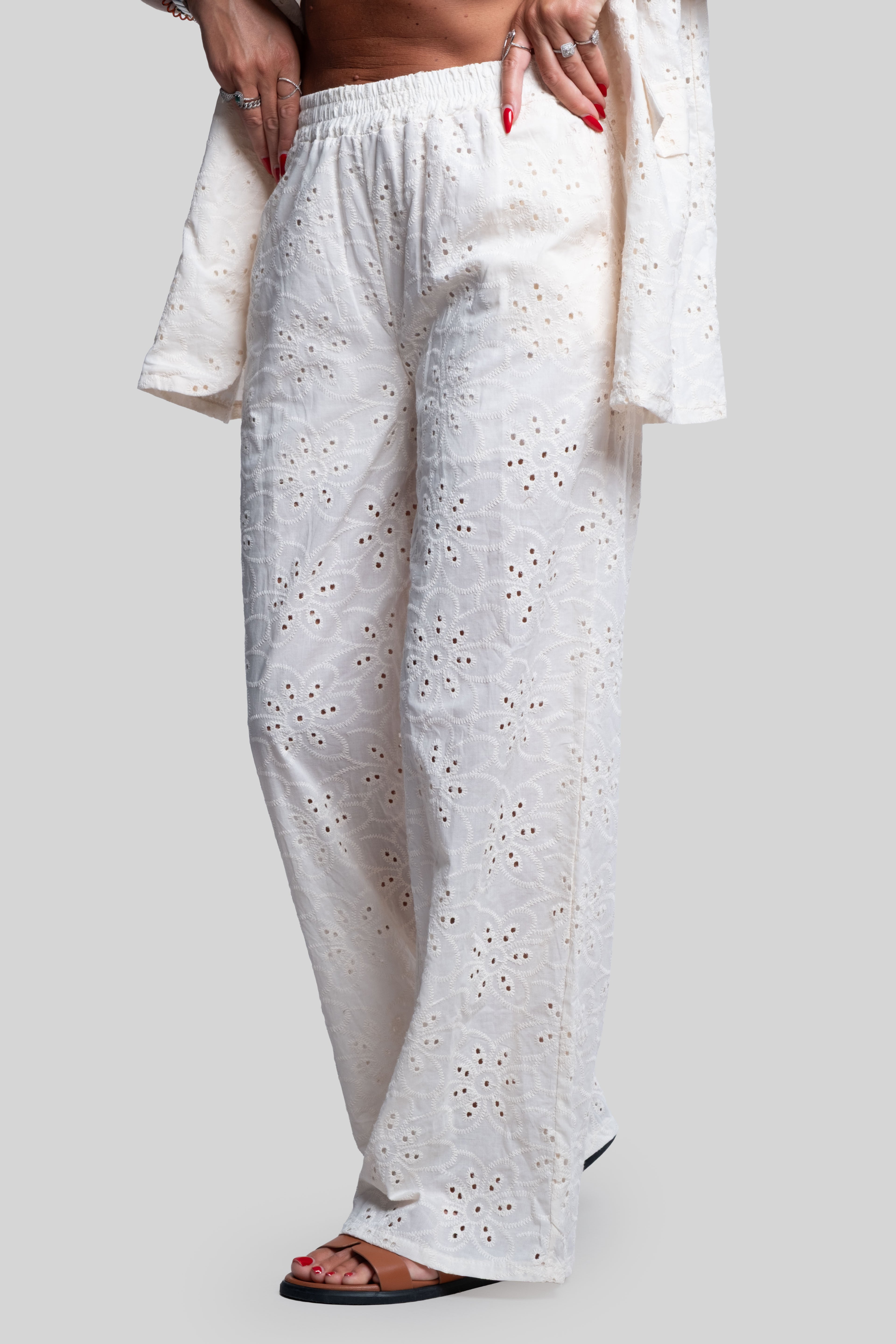 Tre pezzi pizzo san gallo ice