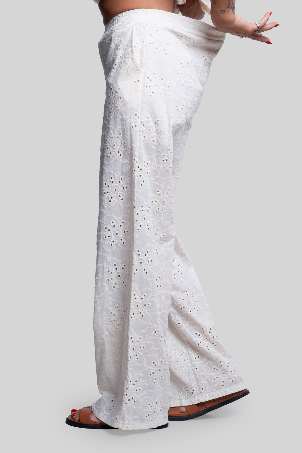Tre pezzi pizzo san gallo ice
