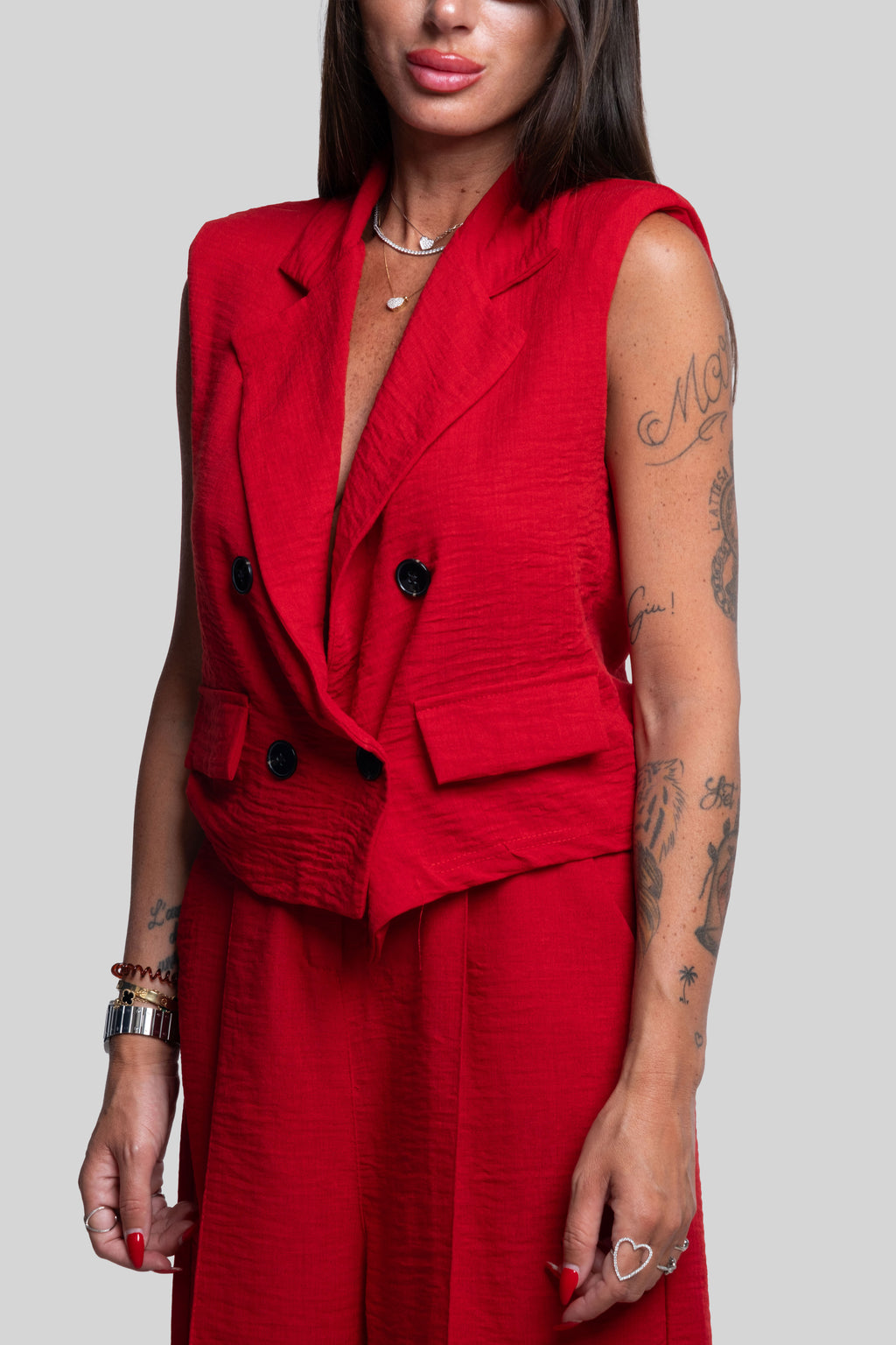 Tailleur Vittoria rosso