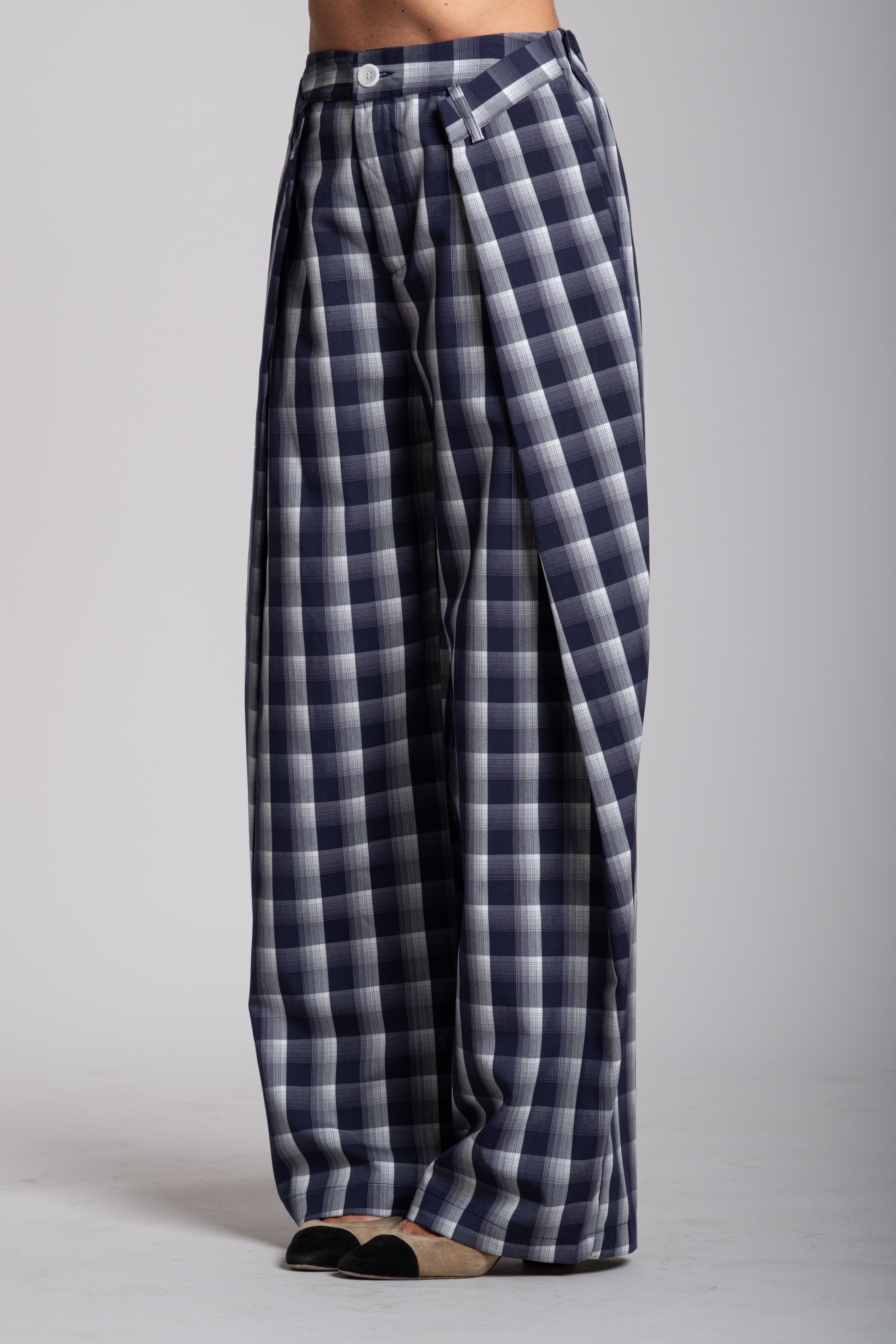 Tailleur Lumina quadri blu