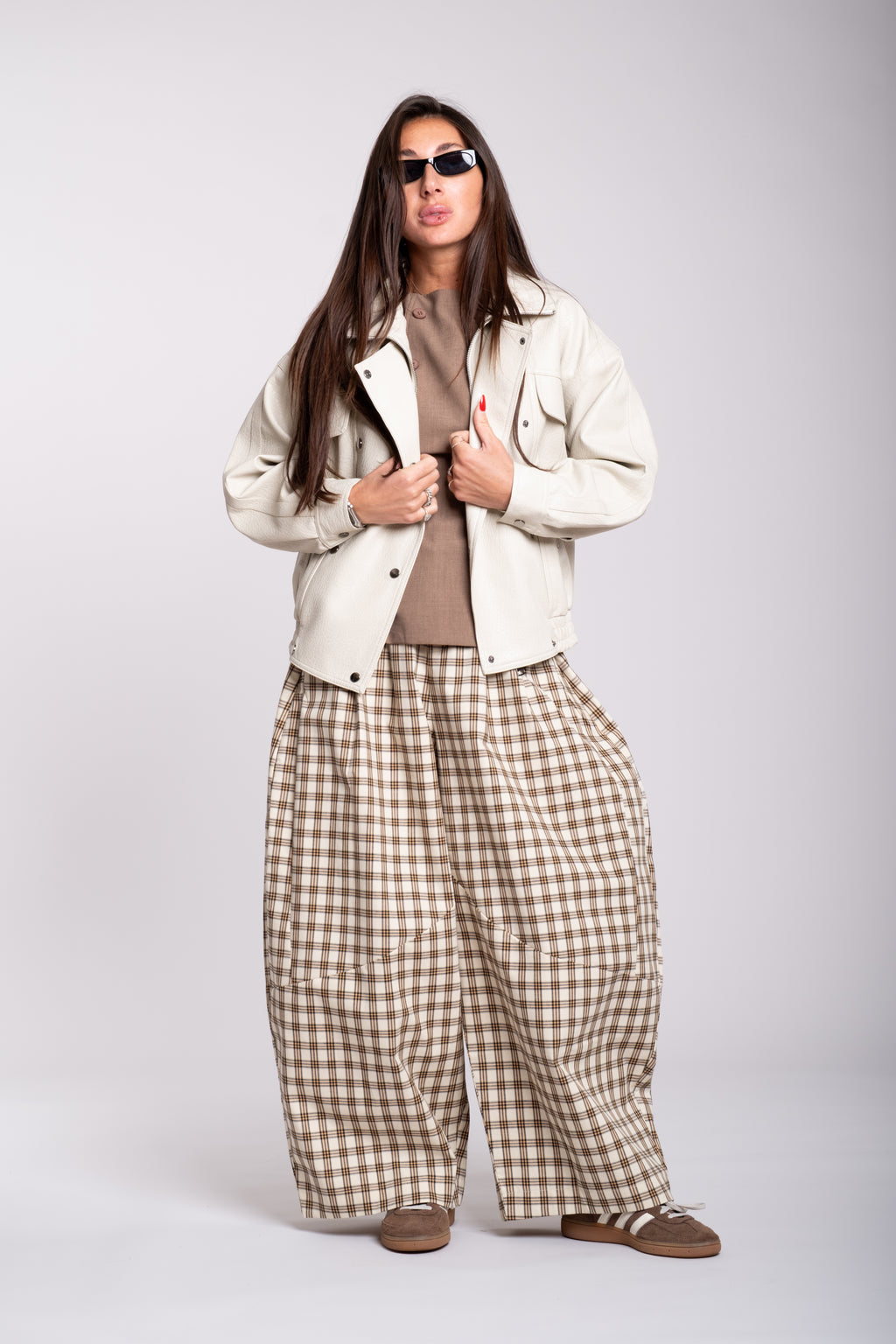 Pantalone quadri ice