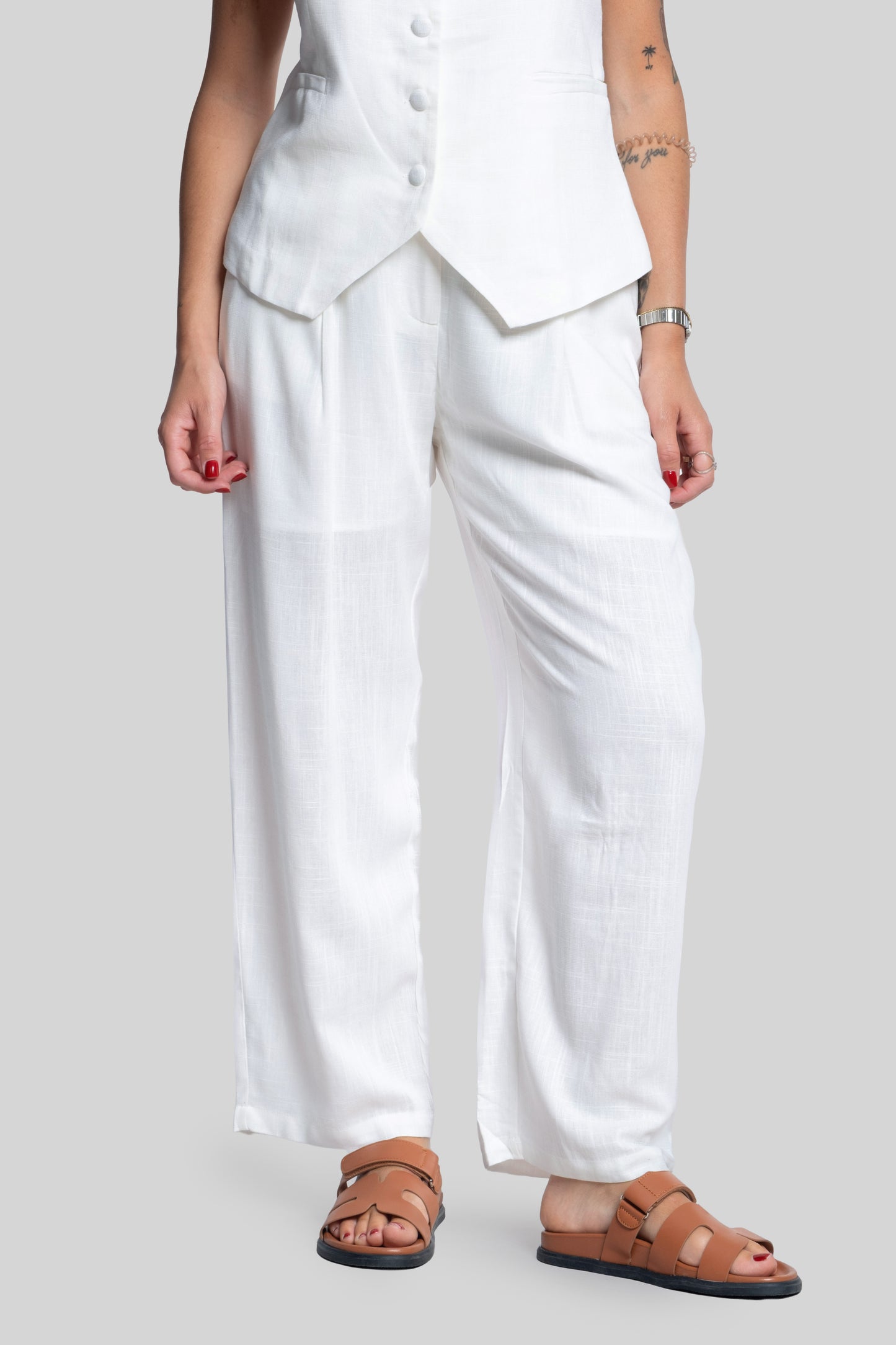 Tailleur Antonia gilet ice