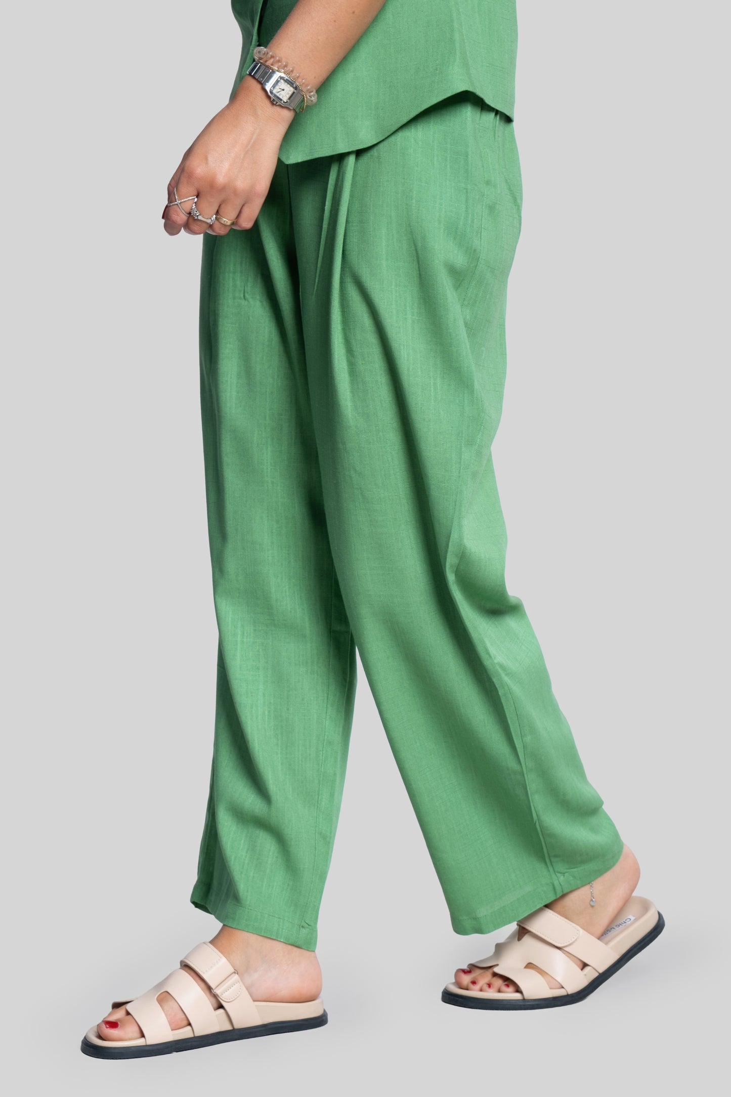 Tailleur Antonia gilet verde