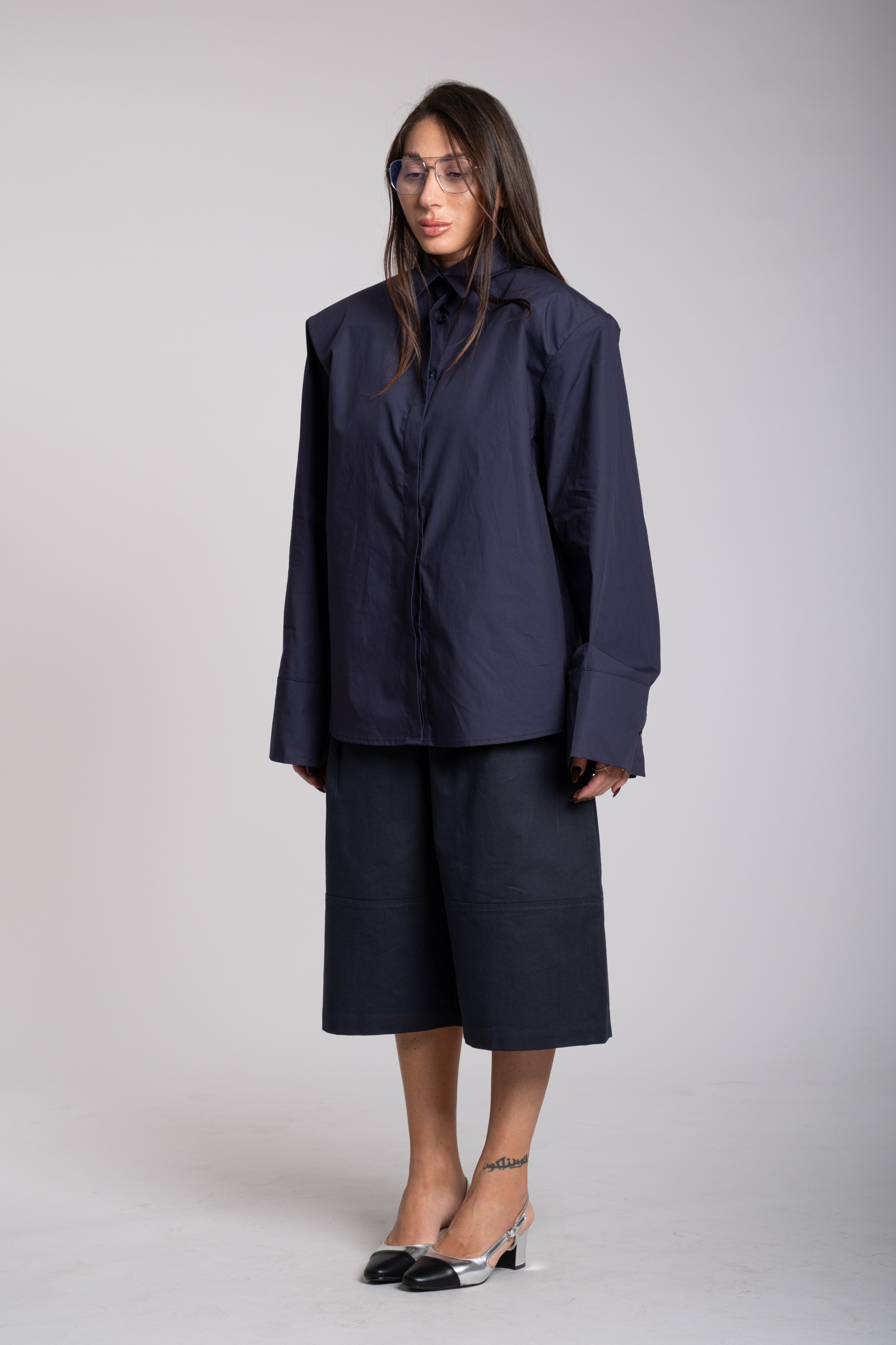 Camicia oxford blu