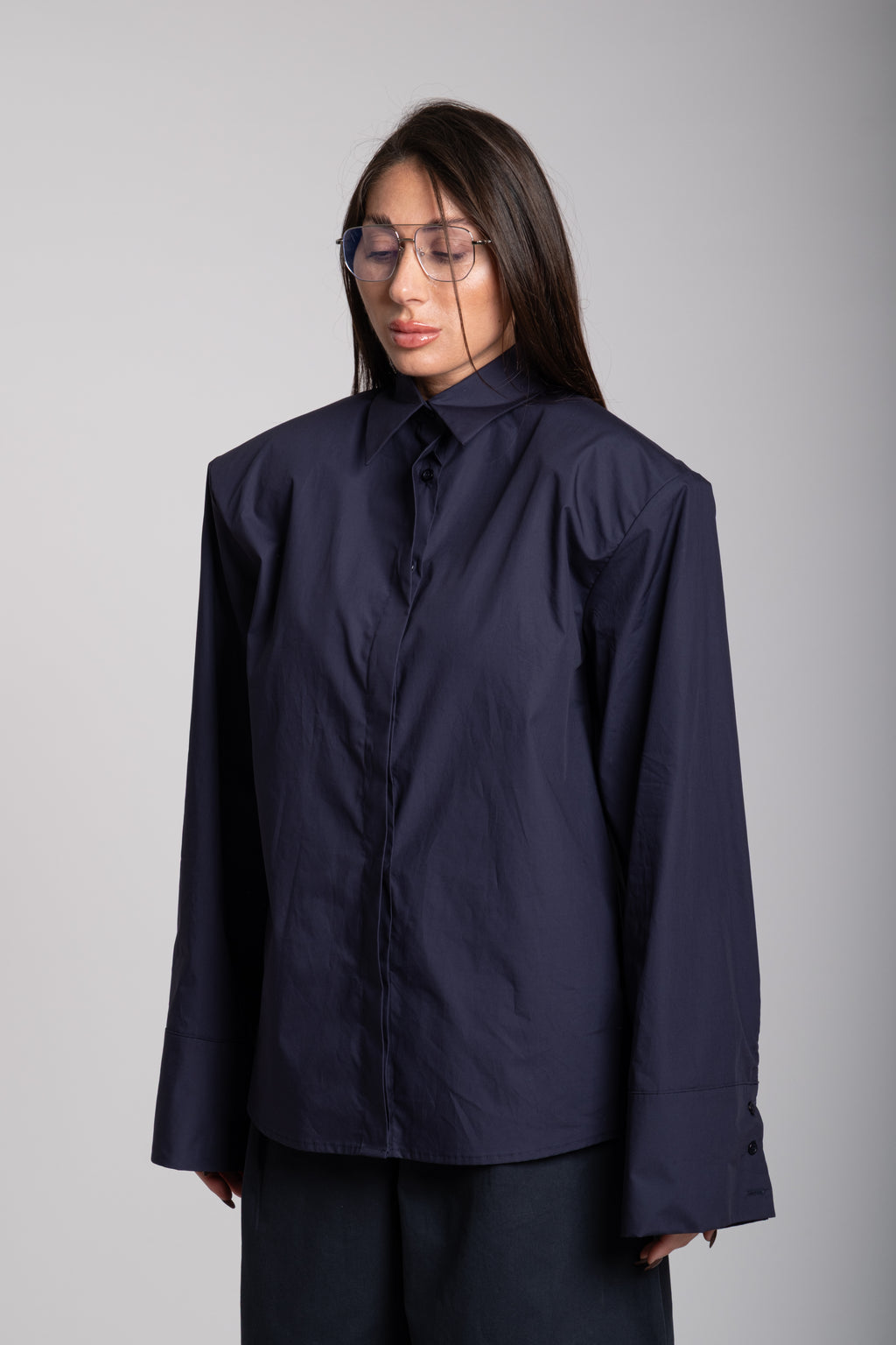 Camicia oxford blu