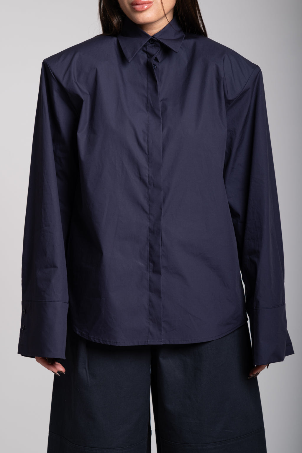 Camicia oxford blu