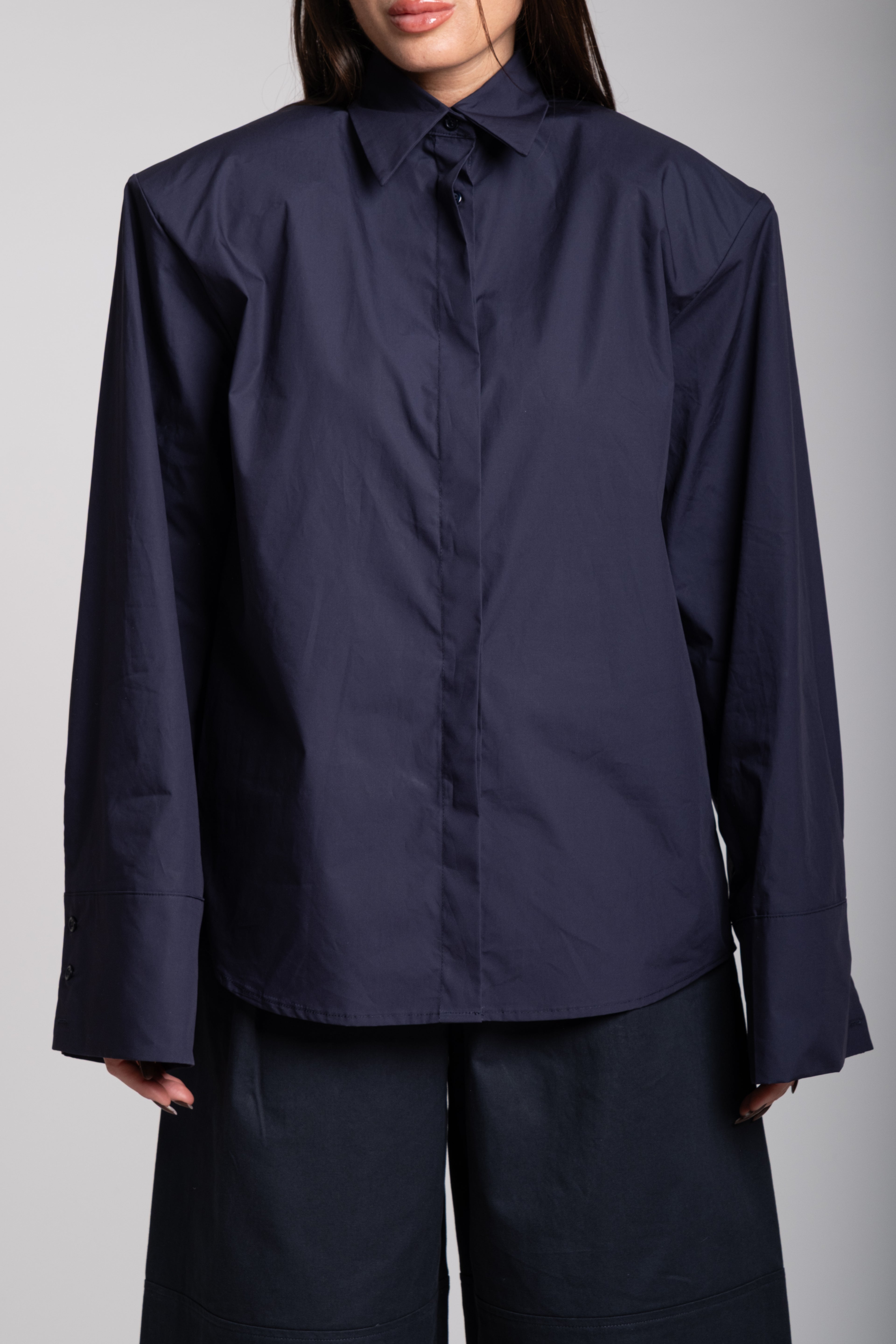 Camicia oxford blu